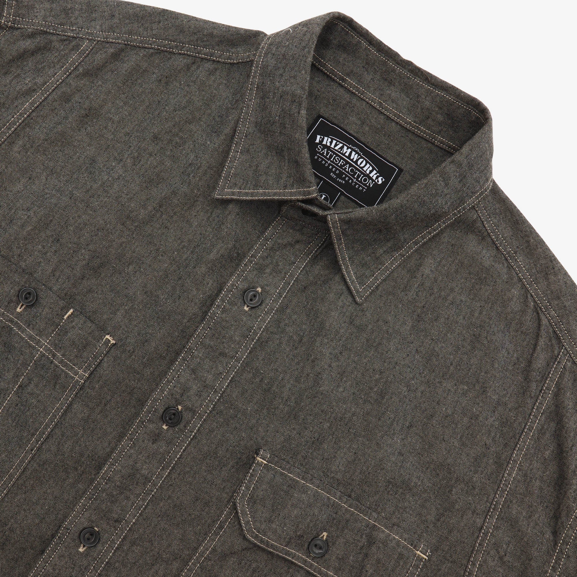 1920s Chambray Work Shirt