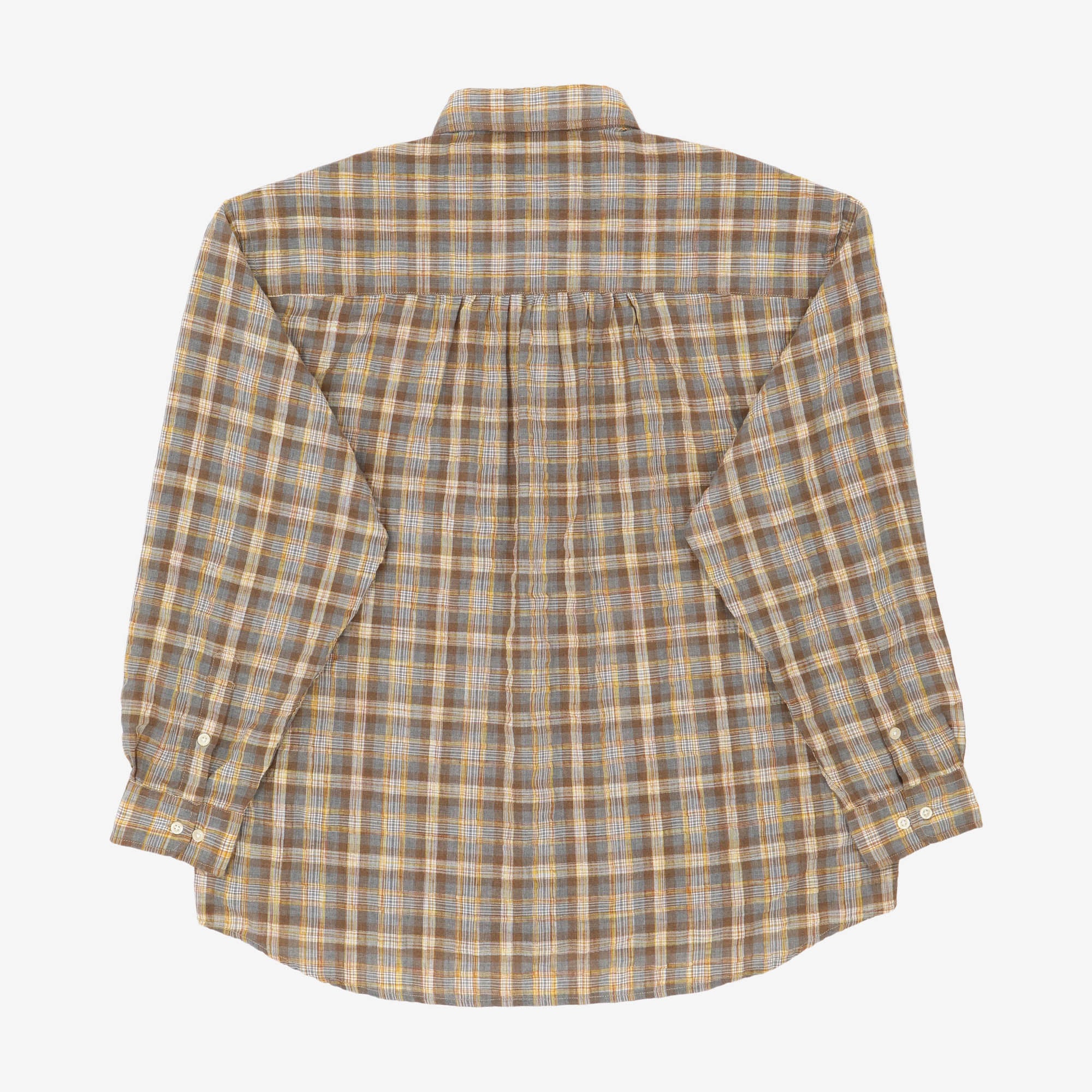 Uneven Checked Shirt