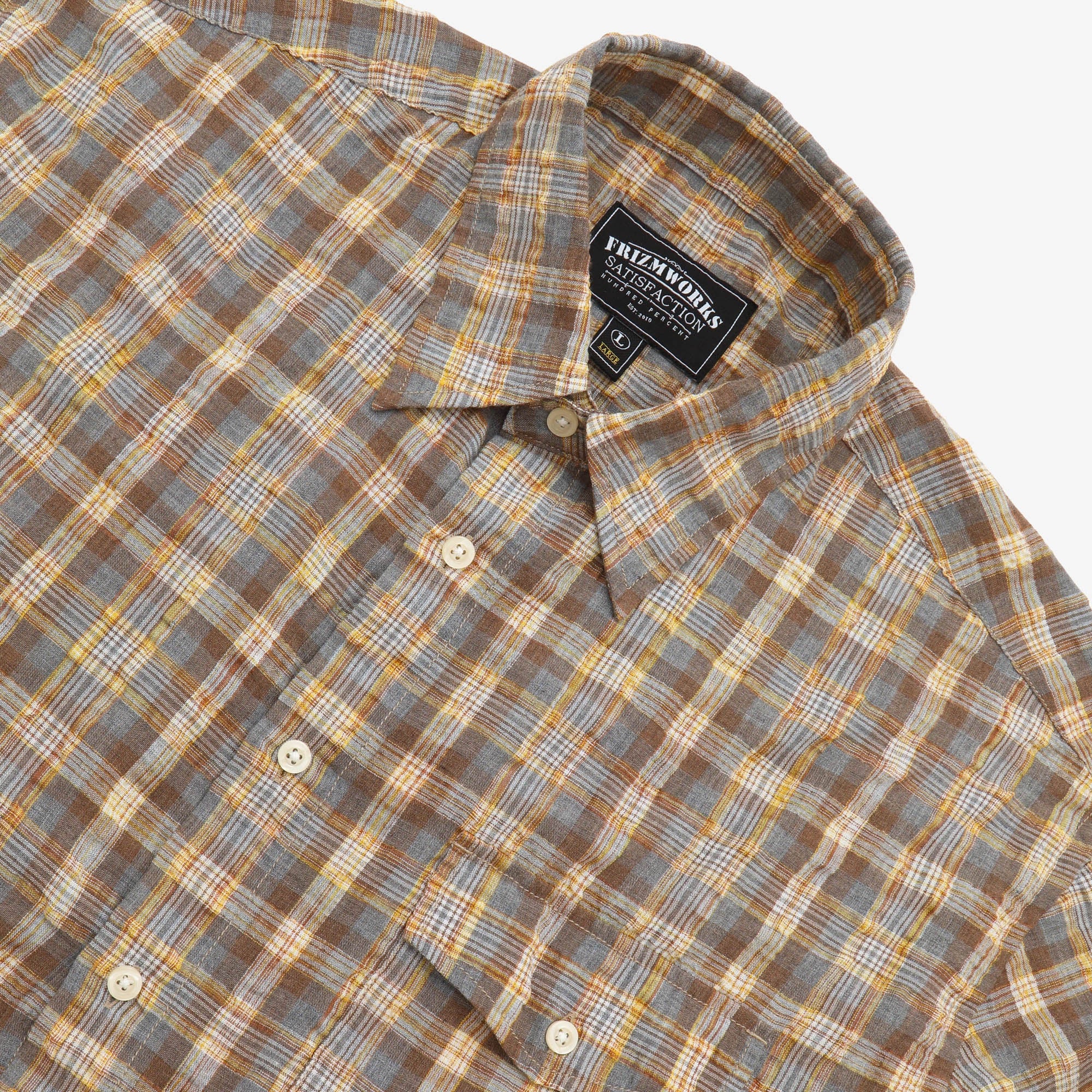 Uneven Checked Shirt