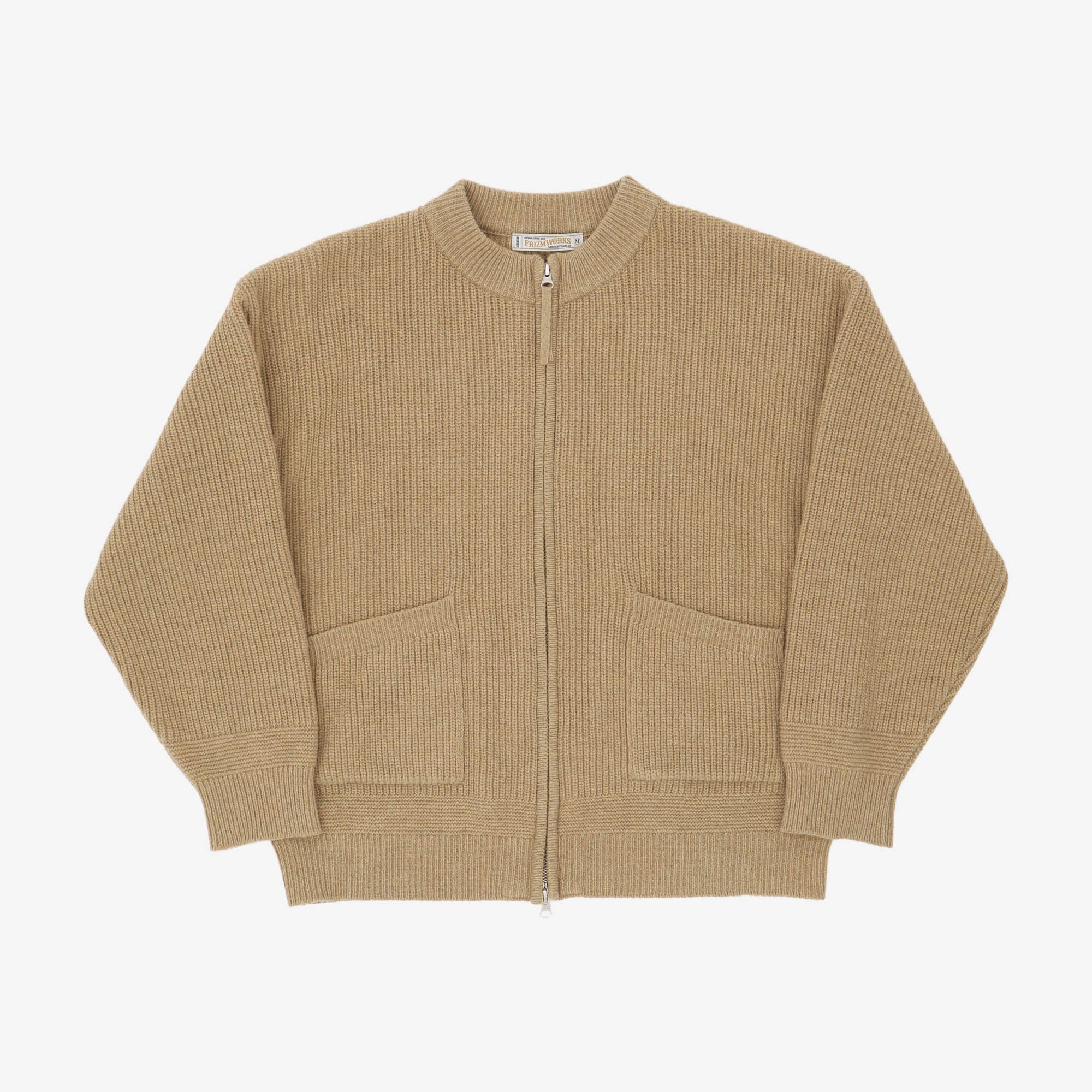 Wool Deck Zipup Cardigan