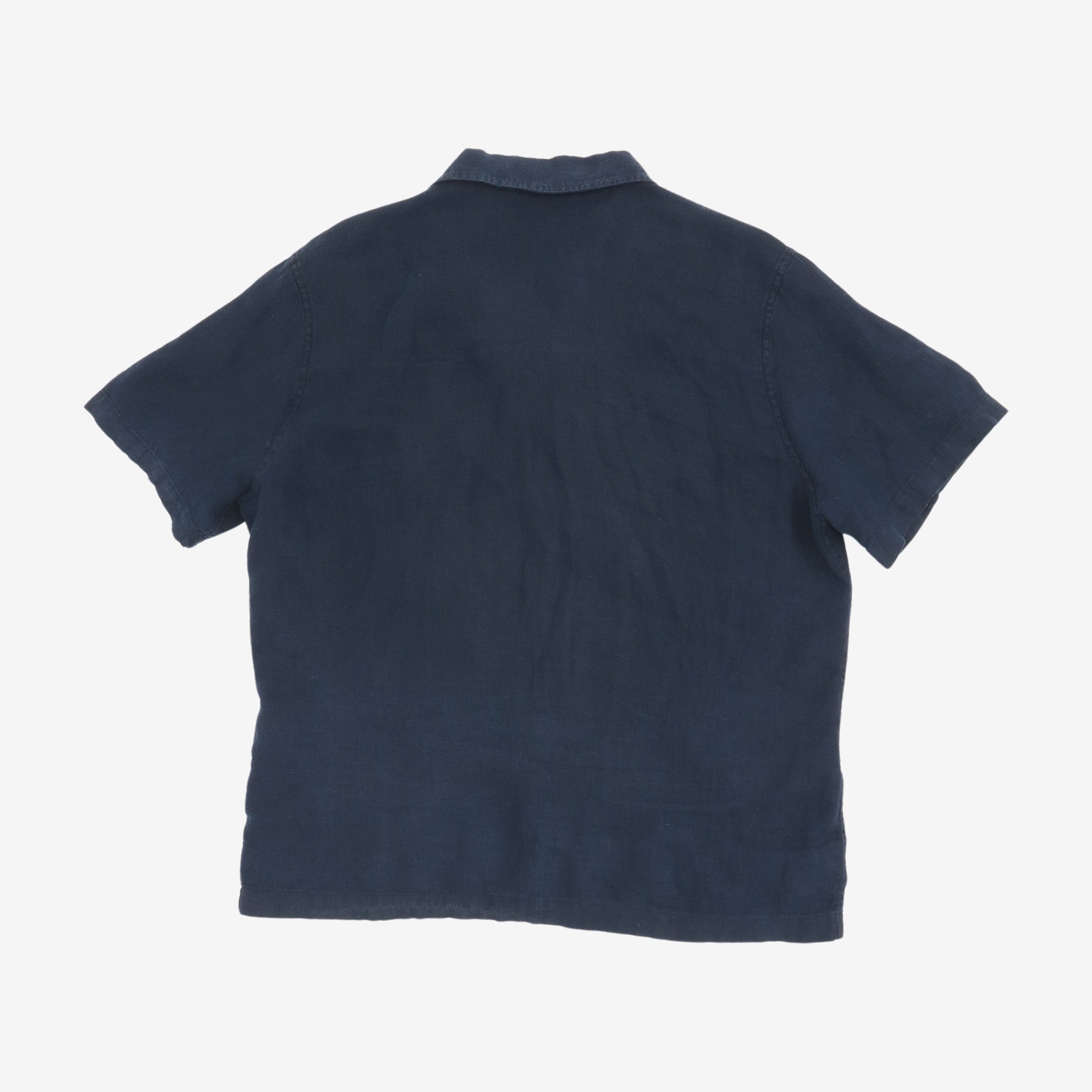 Linen Camp Collar Shirt