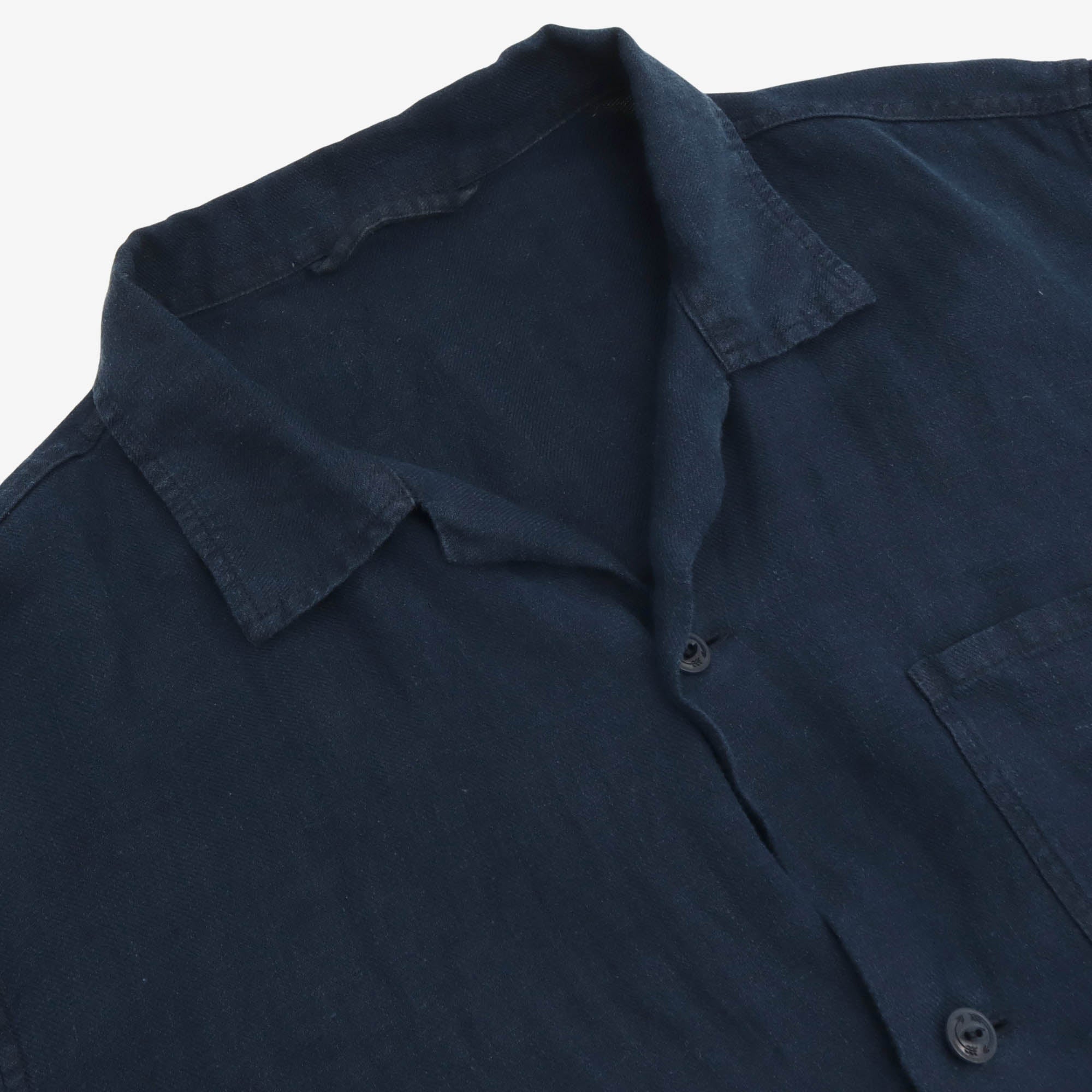 Linen Camp Collar Shirt
