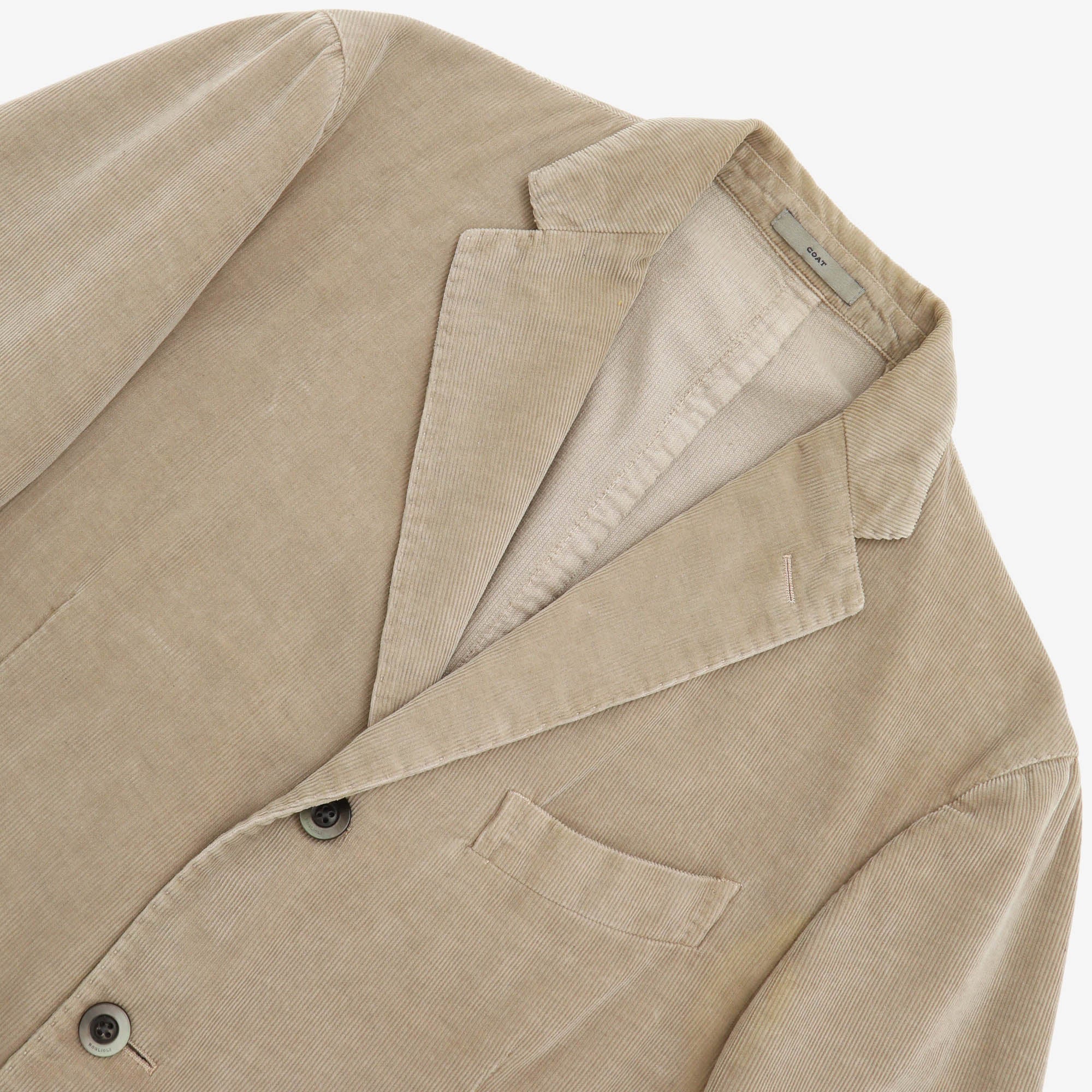 Unstructured Corduroy Jacket