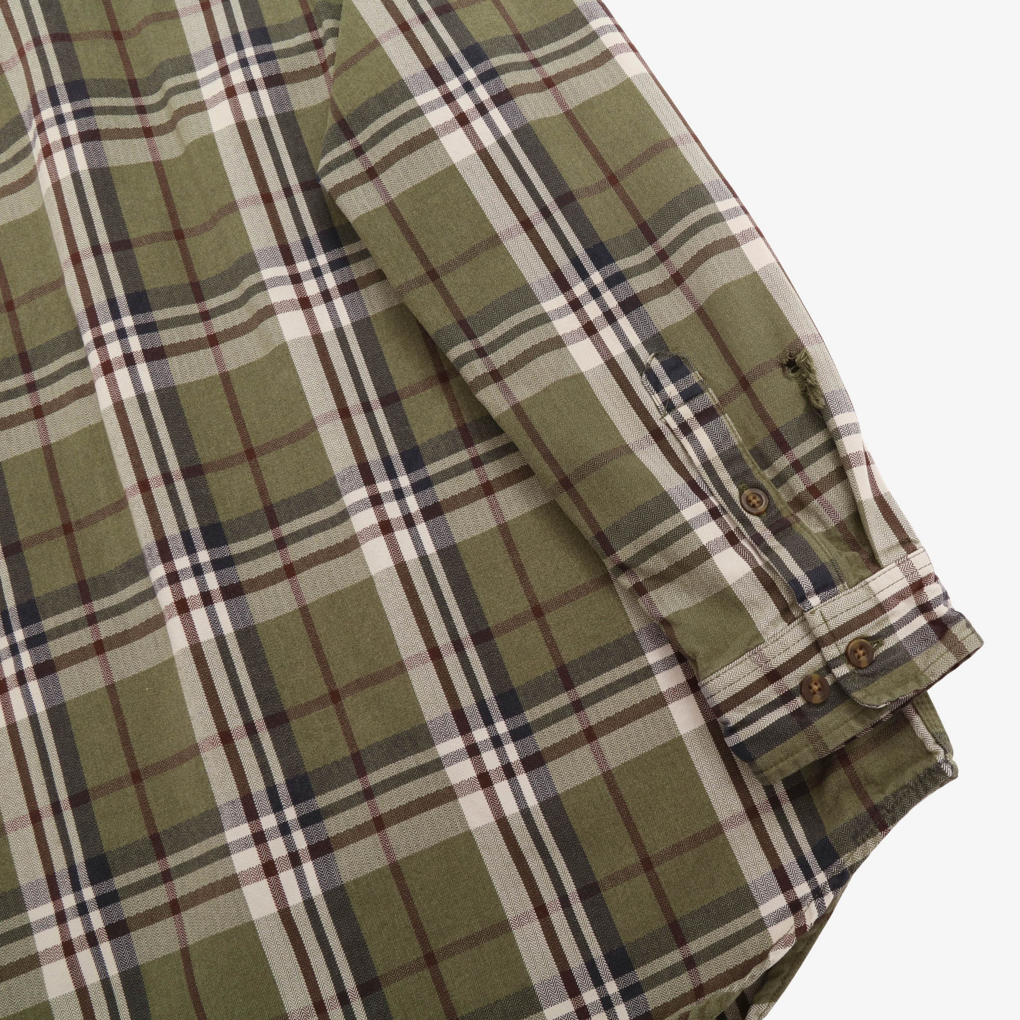 Plaid Flannel Work Shirt