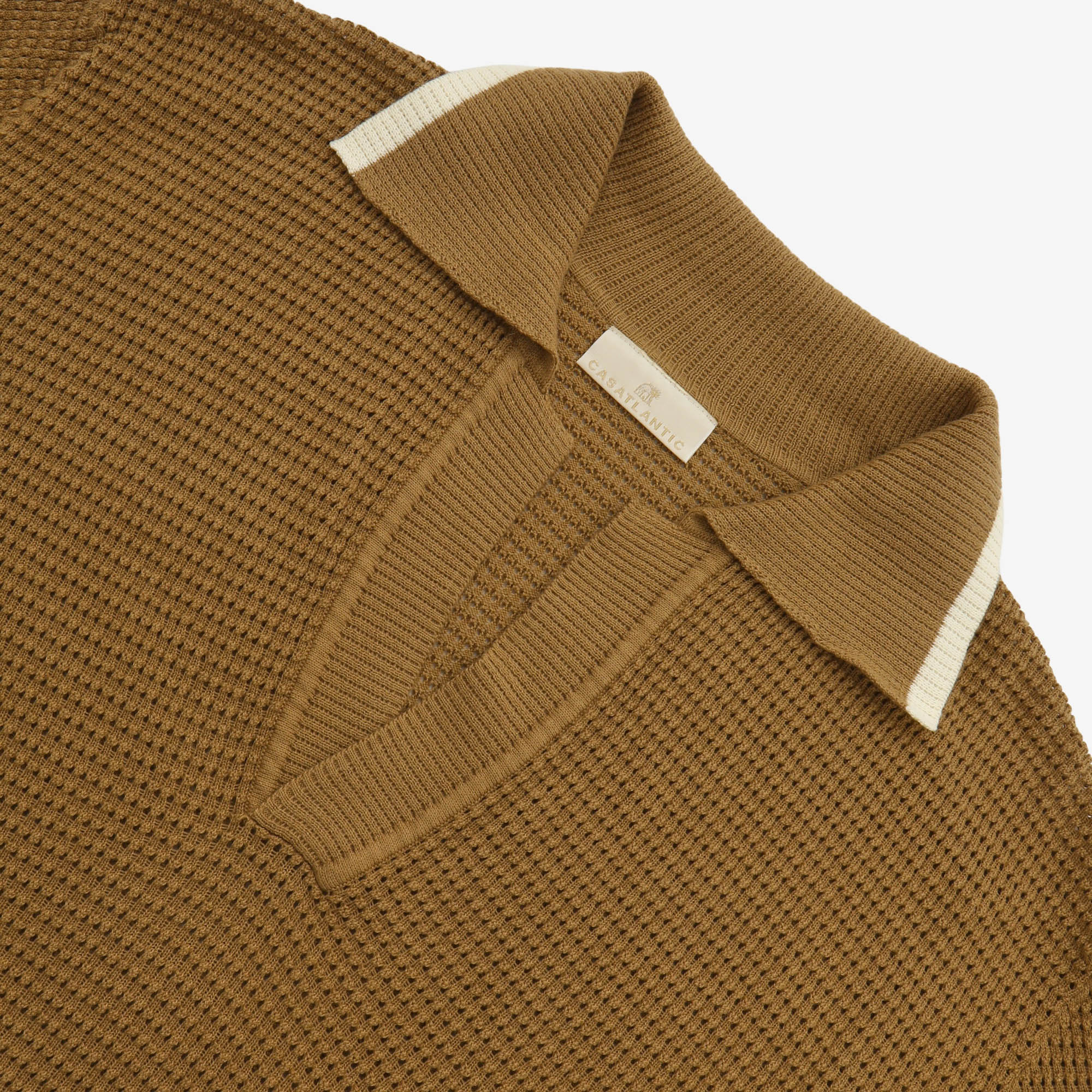 Anfa Mesh Knit Polo