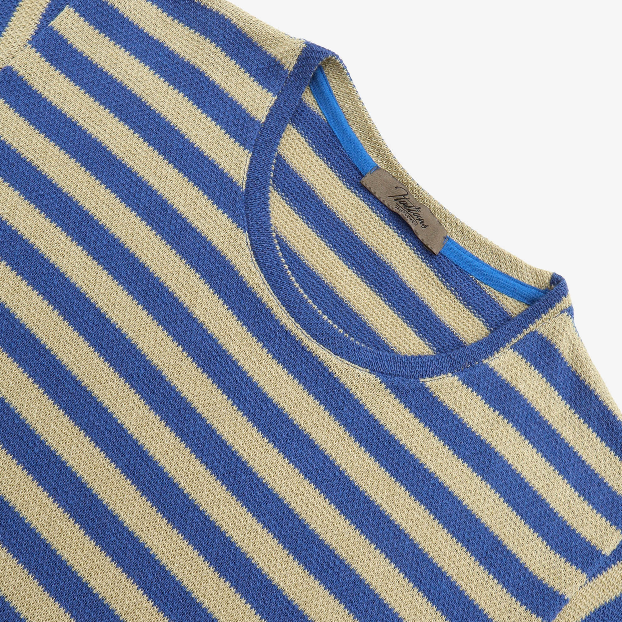 Cotton Knit Stripe Tee
