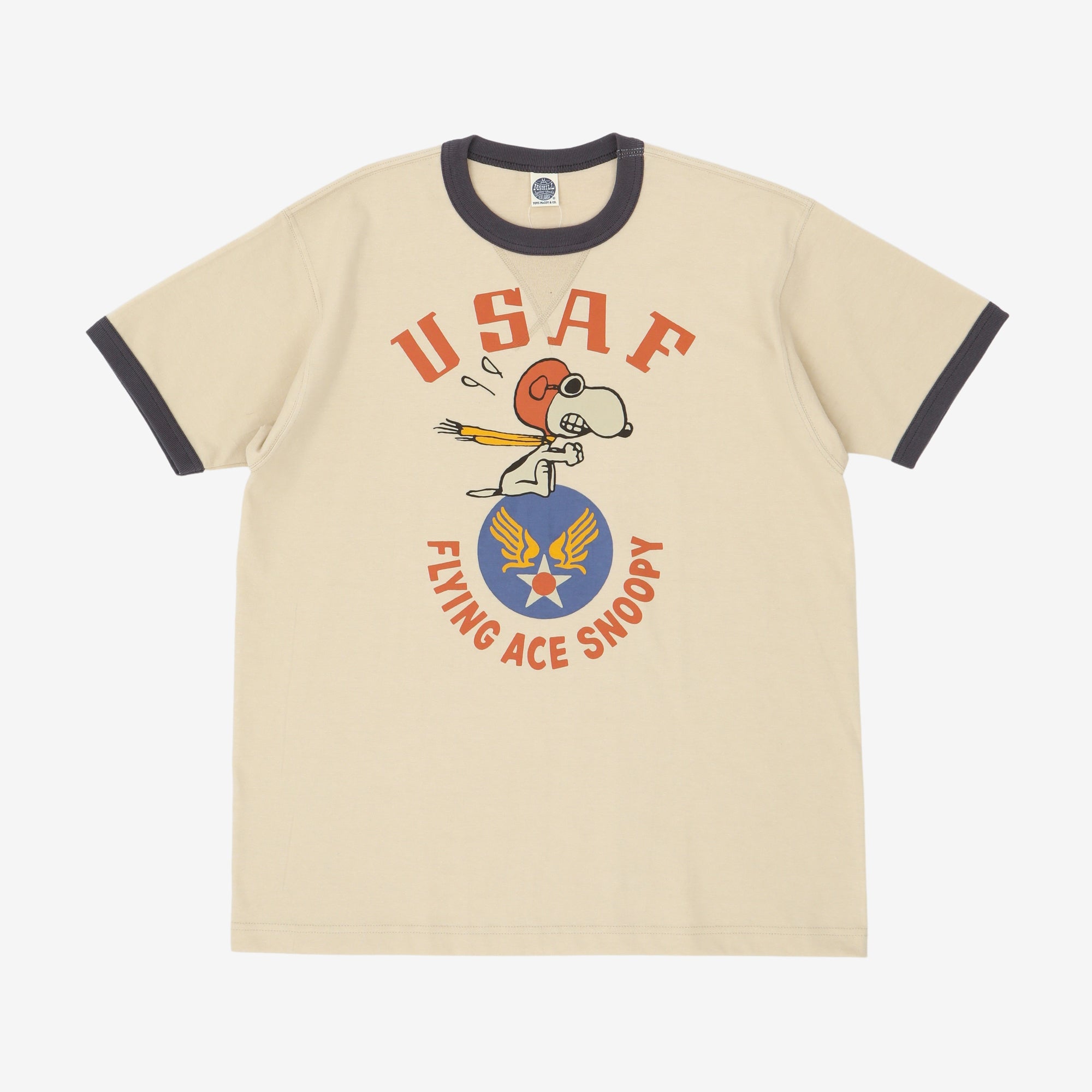 Snoopy USAF Flying Ace Ringer Tee