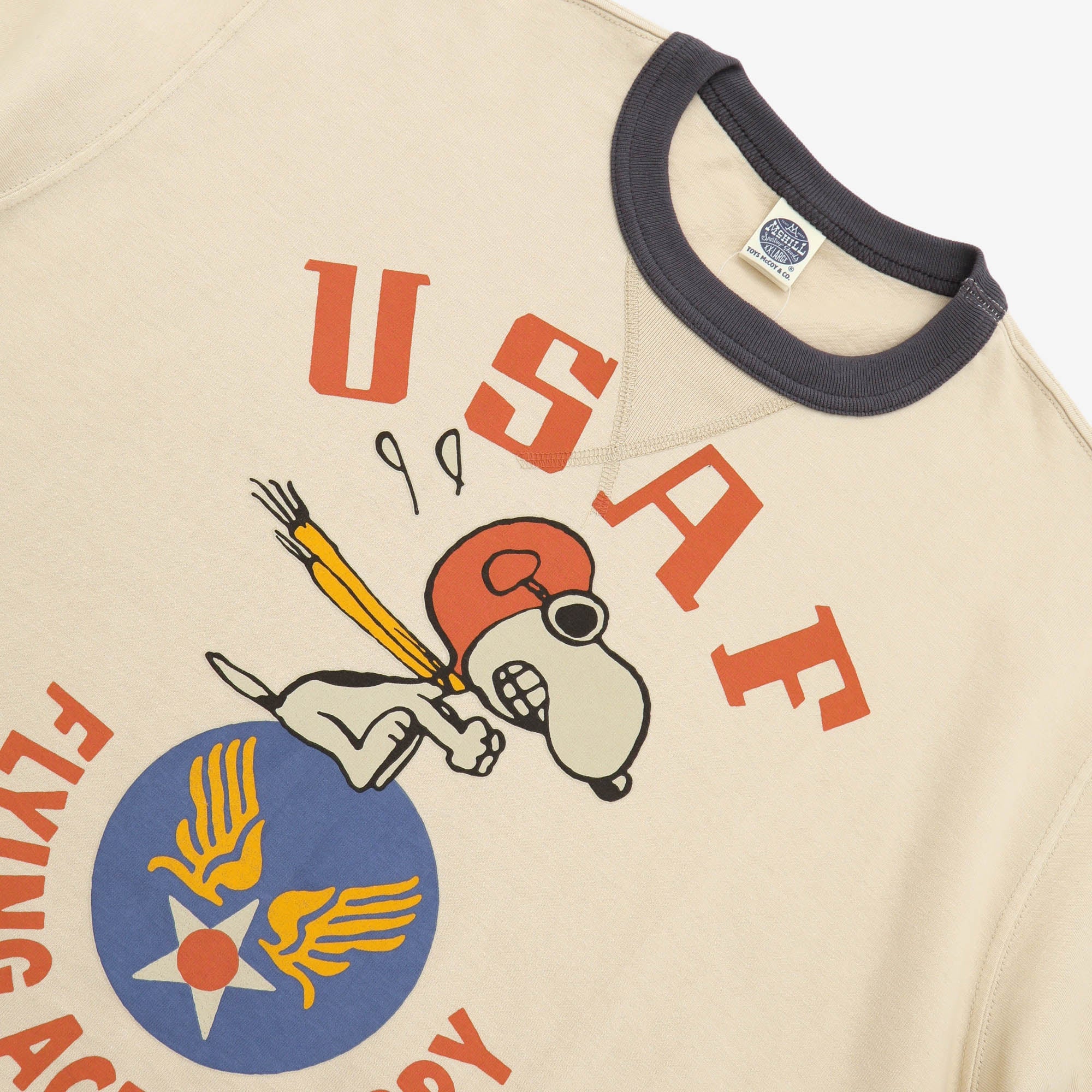 Snoopy USAF Flying Ace Ringer Tee