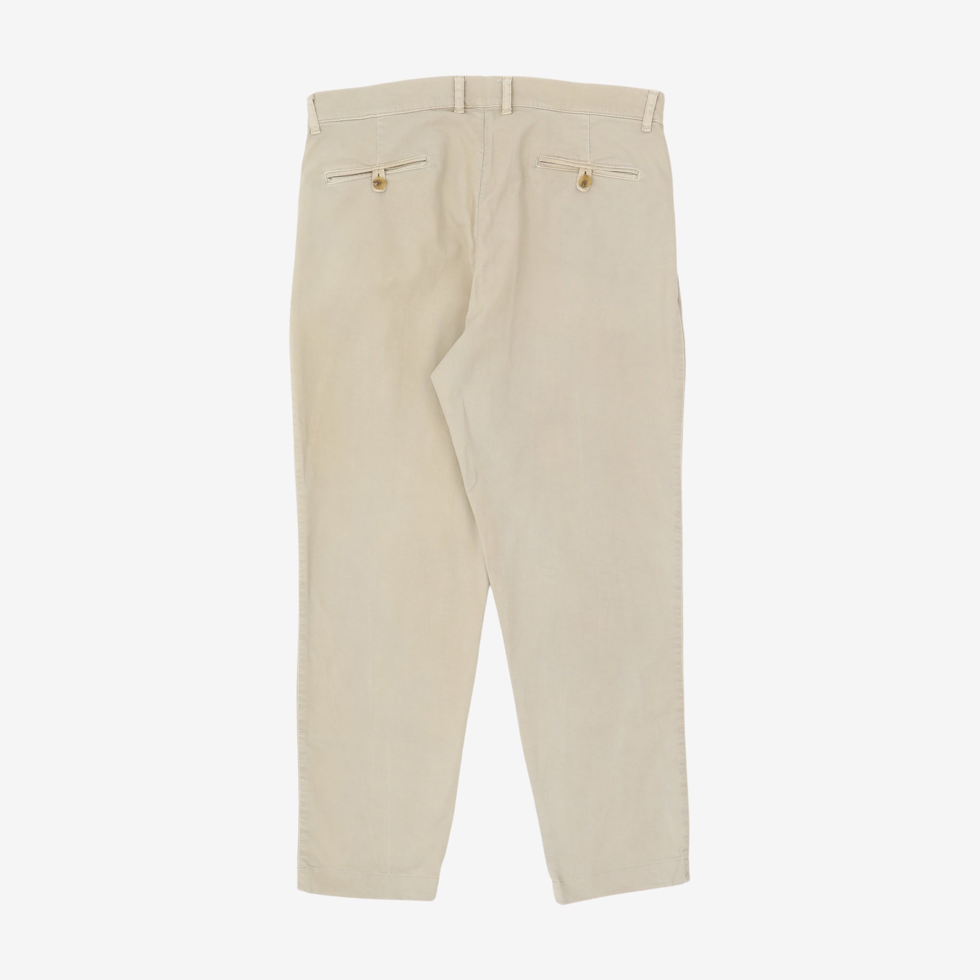 Pleated Cotton Trousers (37W X 29L)