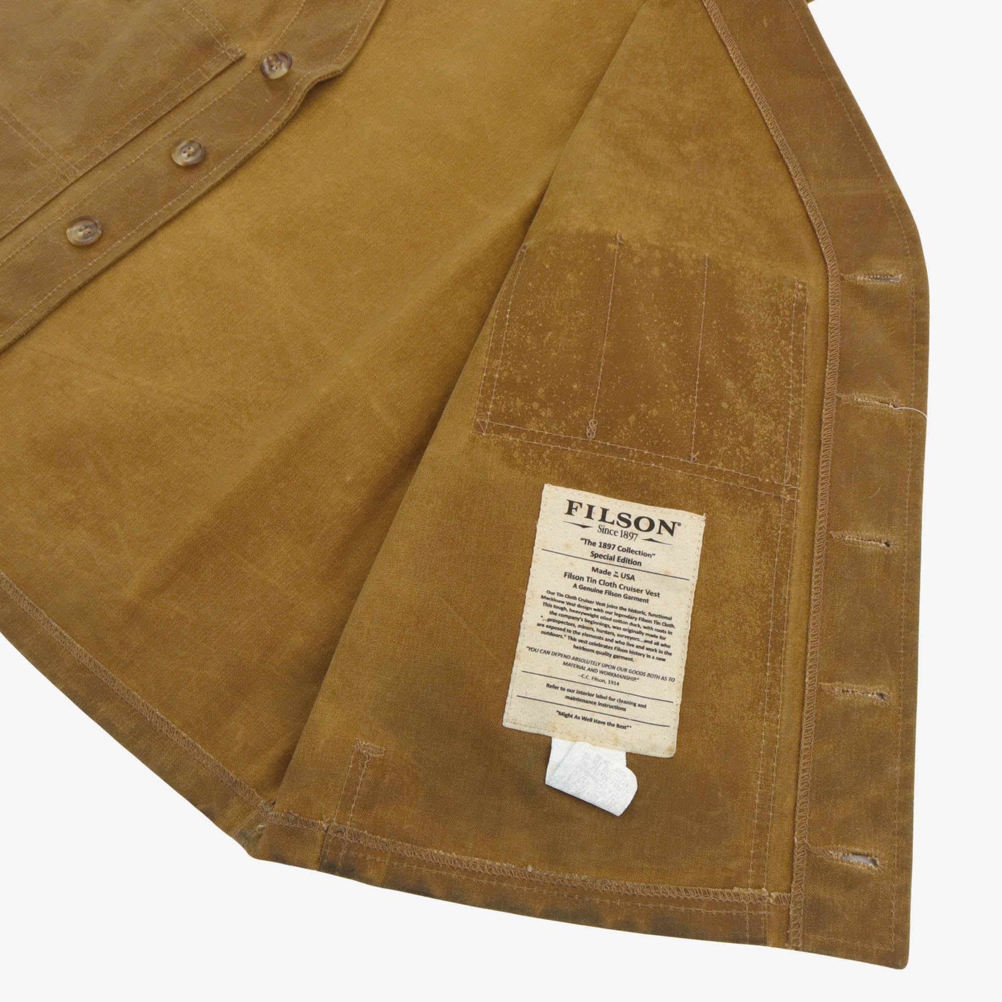 Oil Tin Cloth Vest