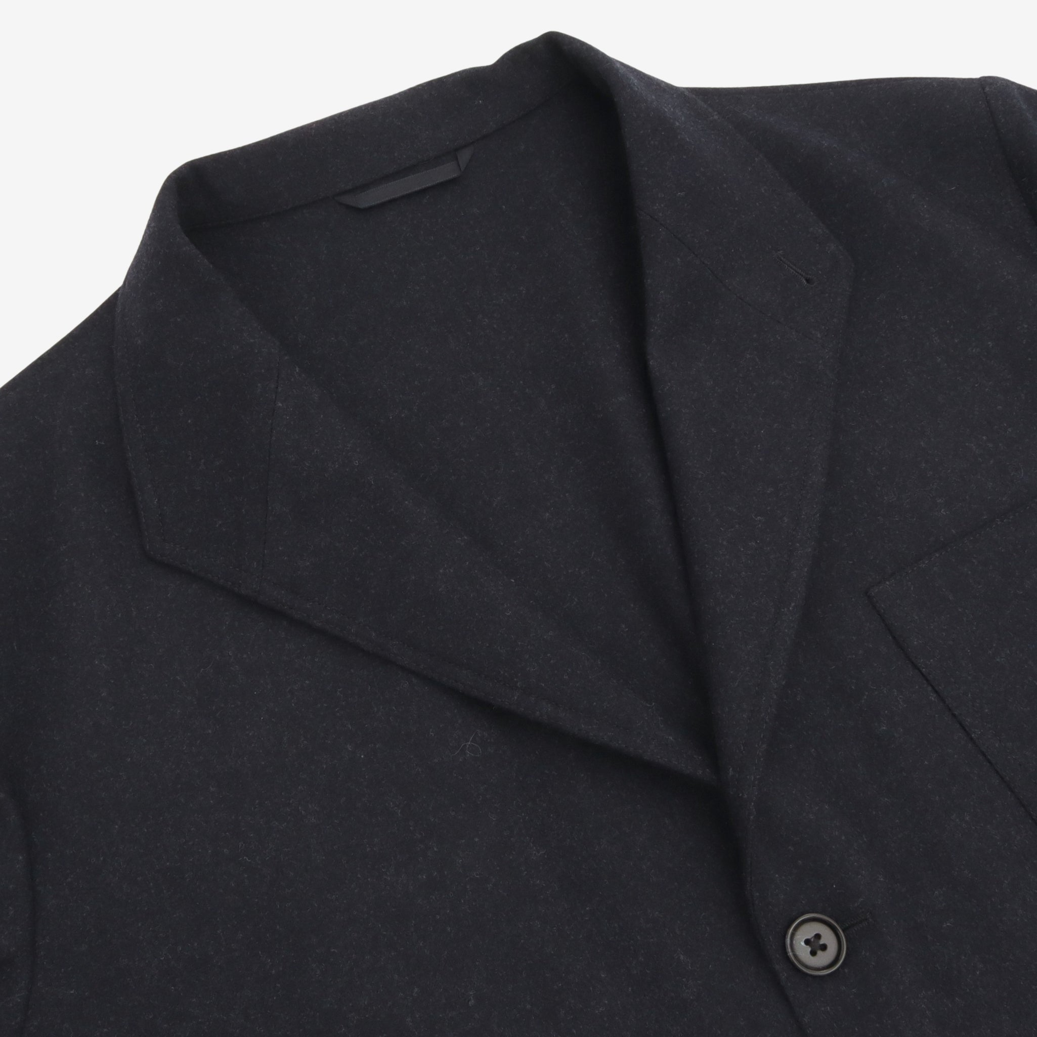 Unstructured Wool Blazer
