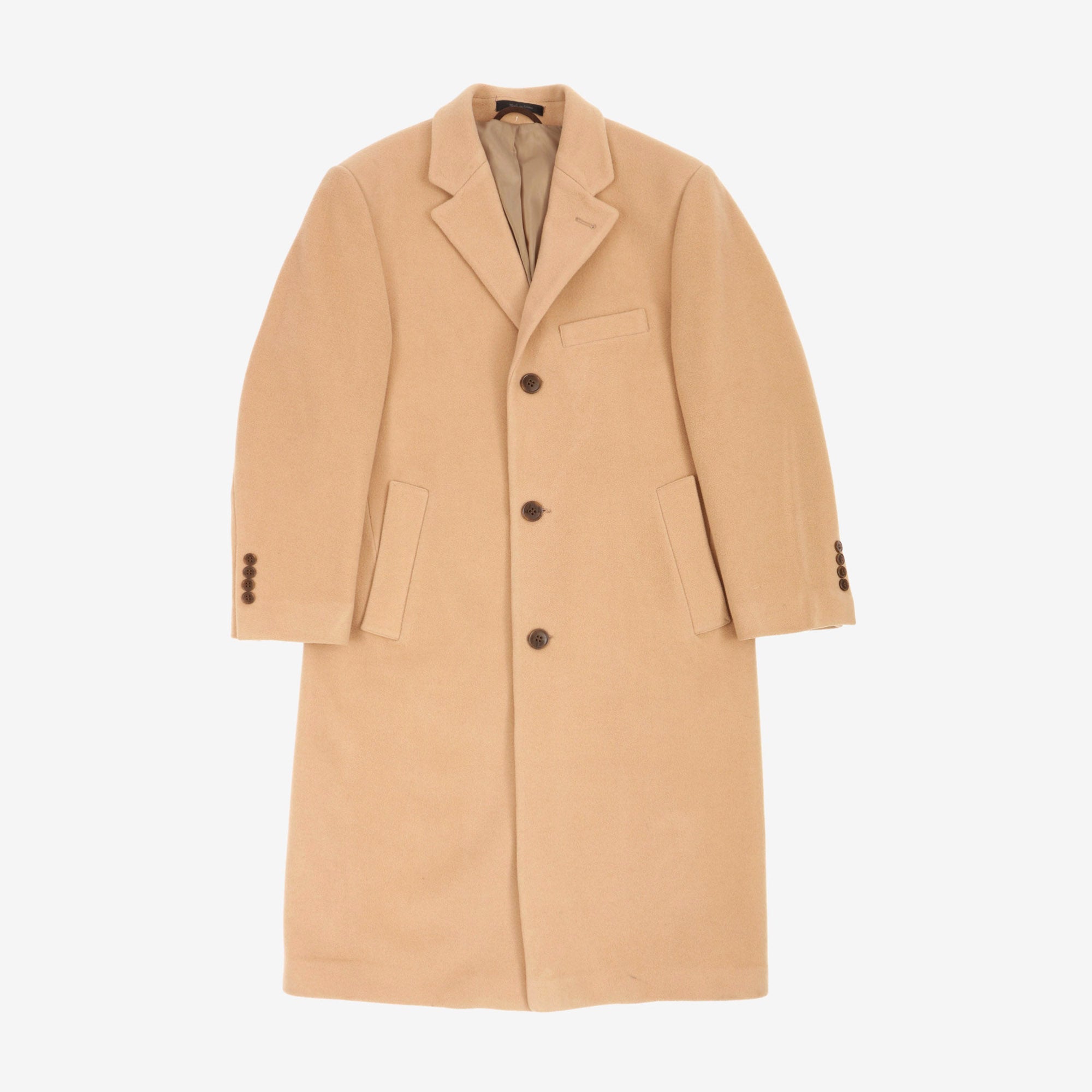 Wool Cashmere Classic Overcoat