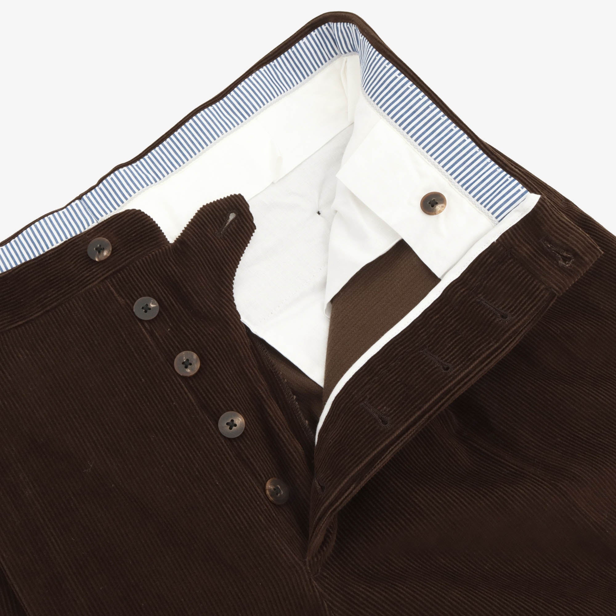 Pleated Corduroy Trousers (36W X 30L)