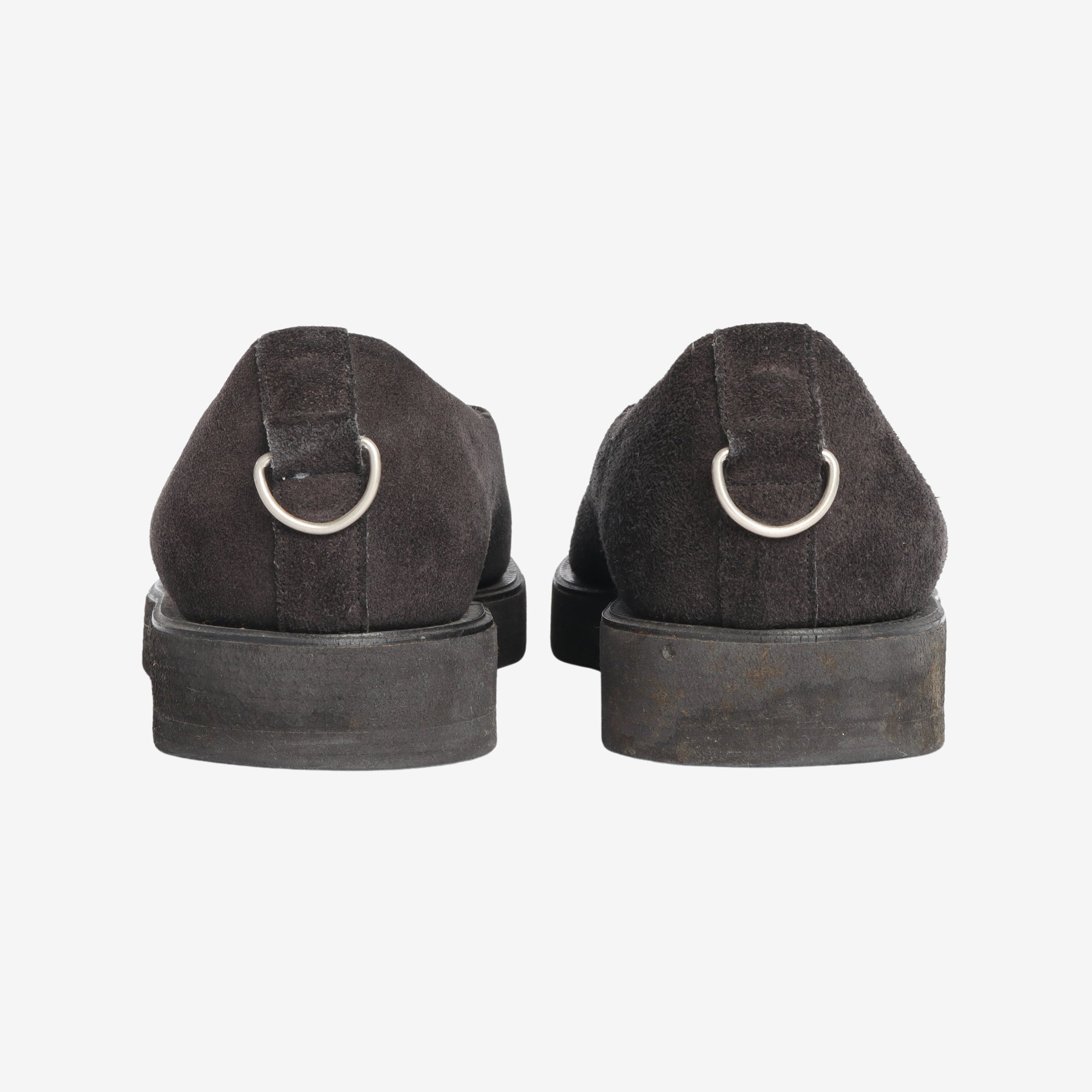 Vintage Suede Front Zip Shoes