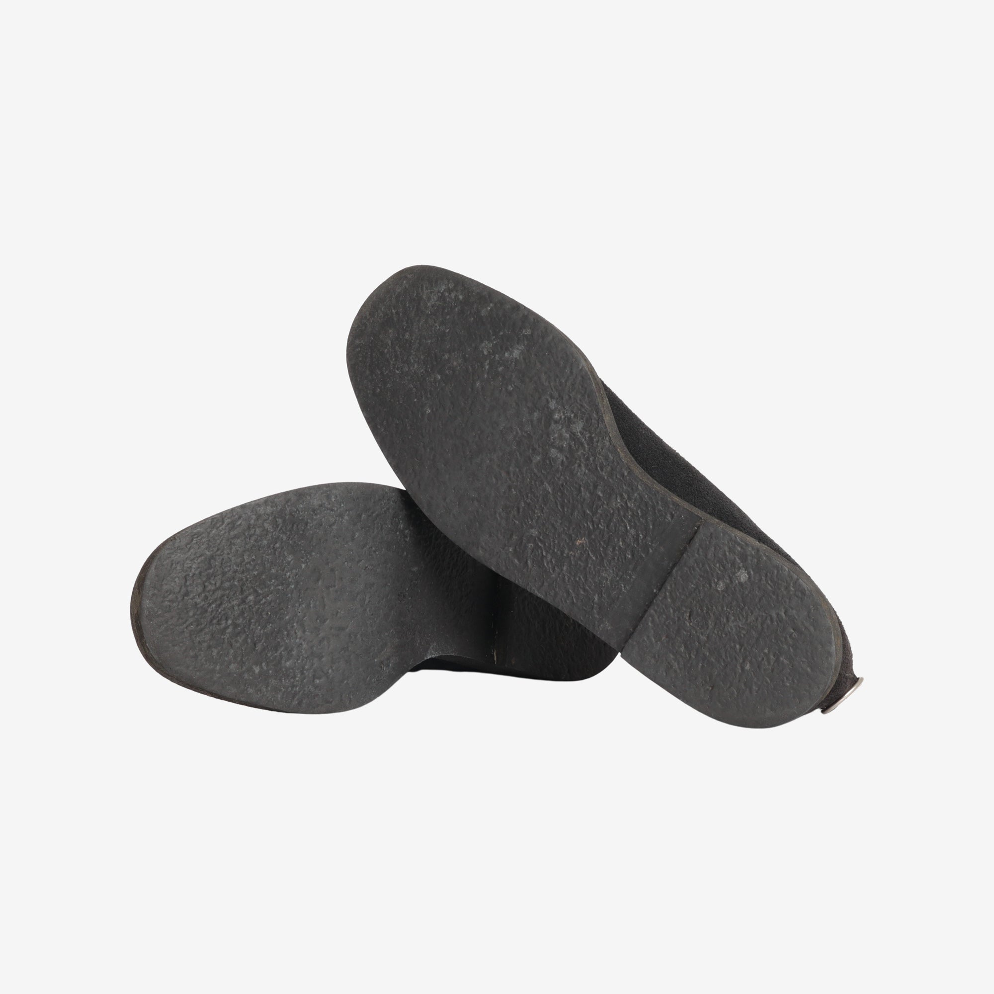 Vintage Suede Front Zip Shoes