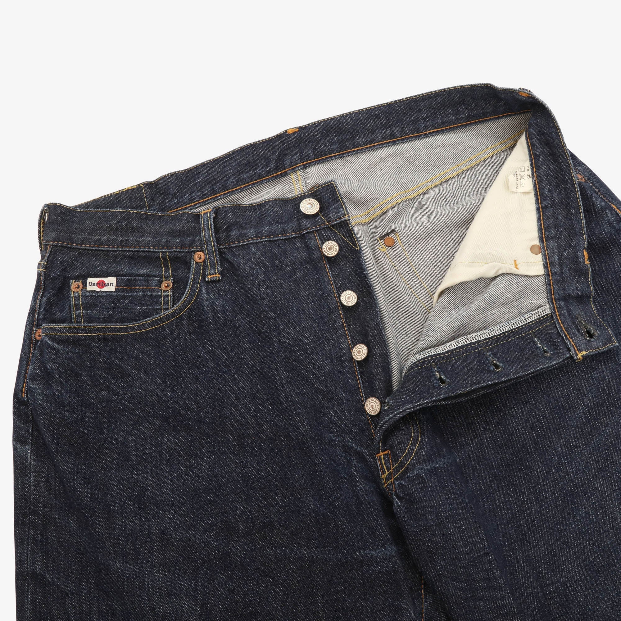 SD-101XX Regular Straight Selvedge Jeans (35W X 35L)