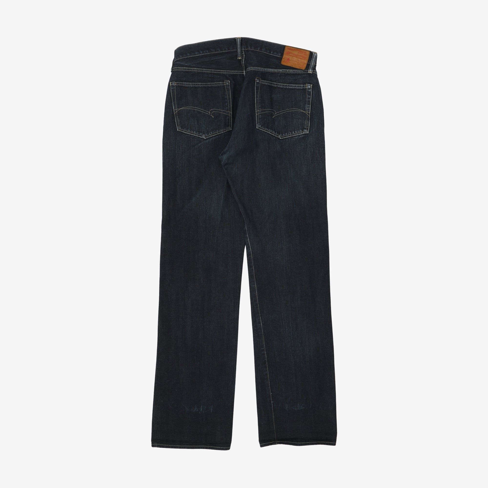 SD-001 Relaxed Straight Selvedge Jeans (35W X 36L)