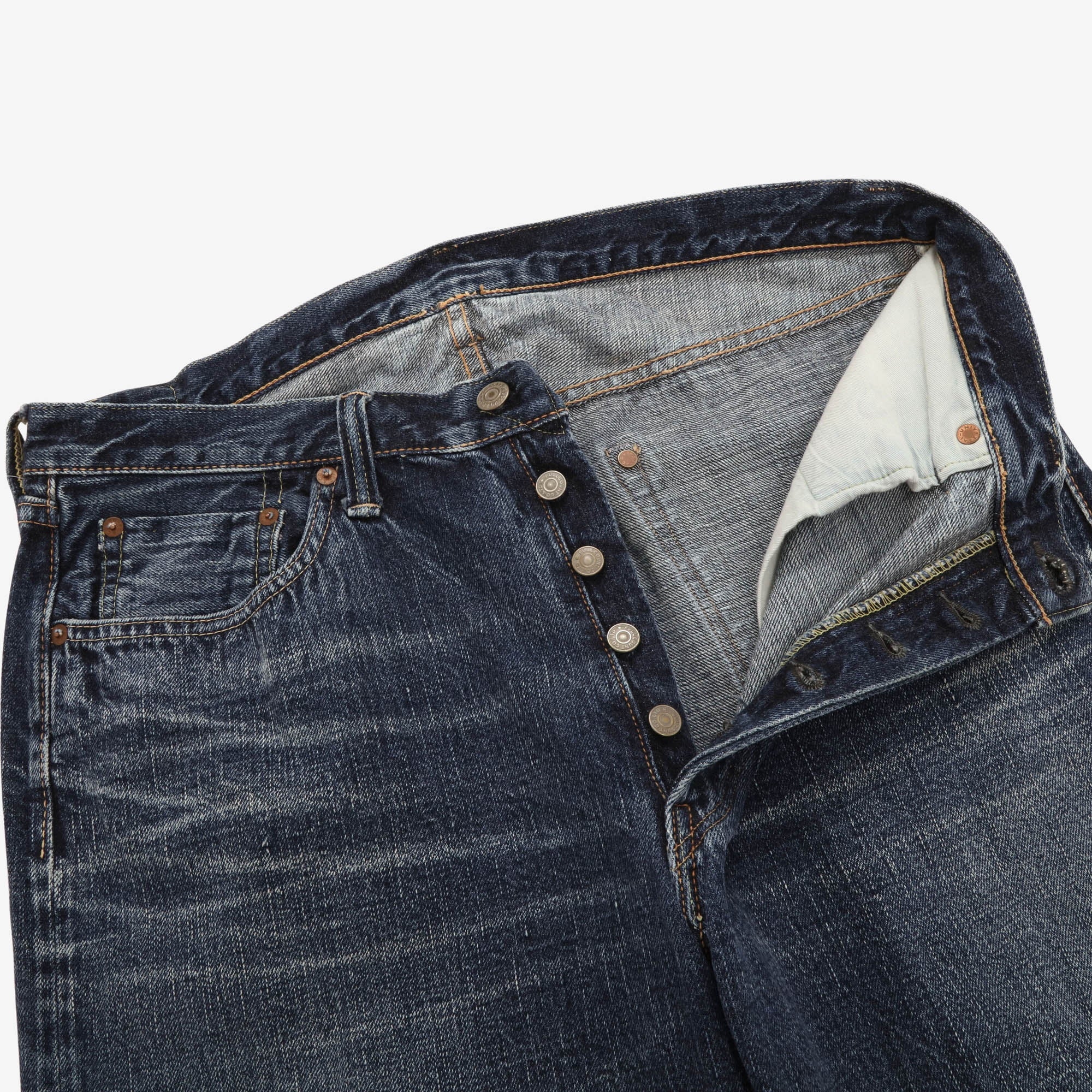 0105FS Loose Straight Selvedge Jeans (34W X 32L)