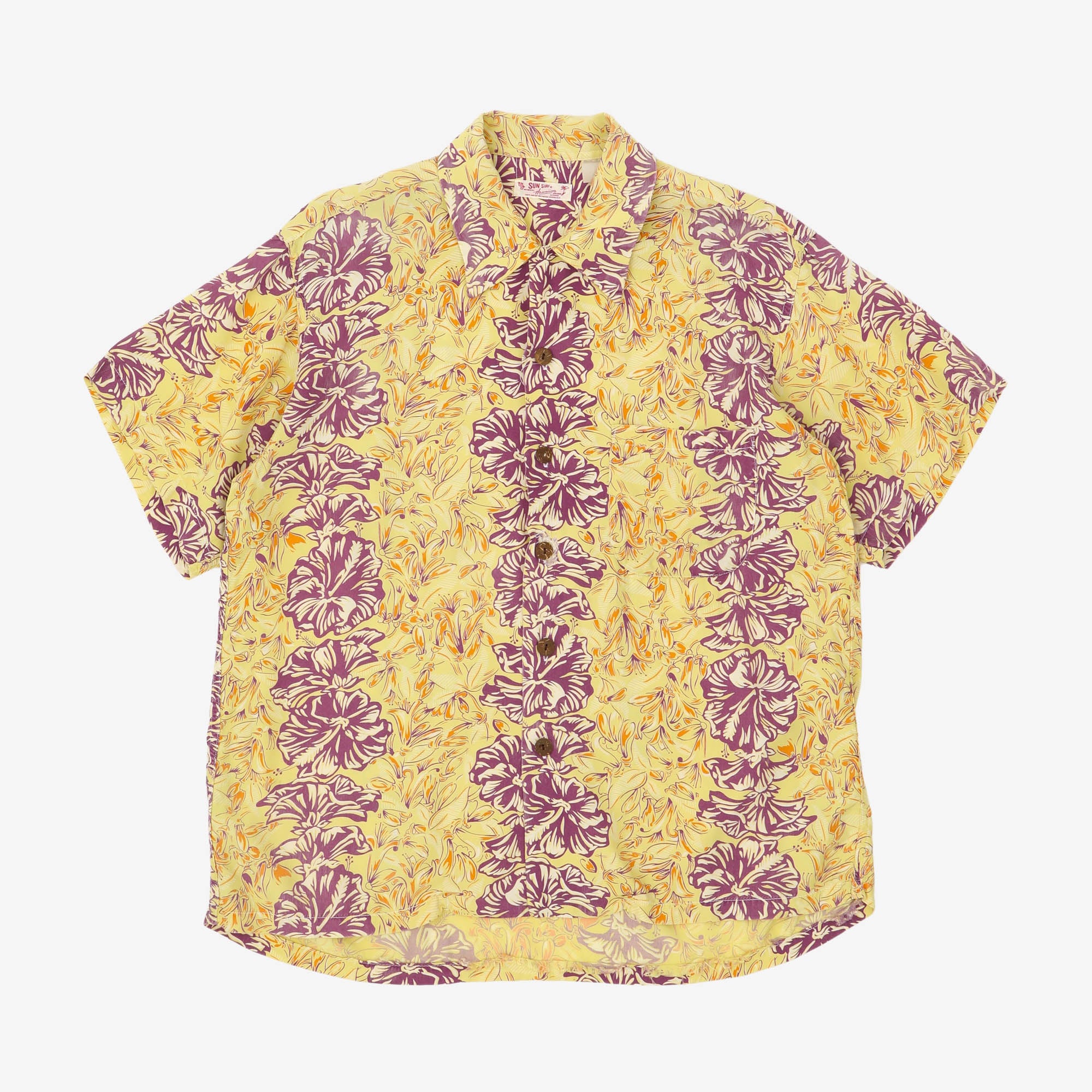 Vintage Hibiscus Hawaiian Shirt
