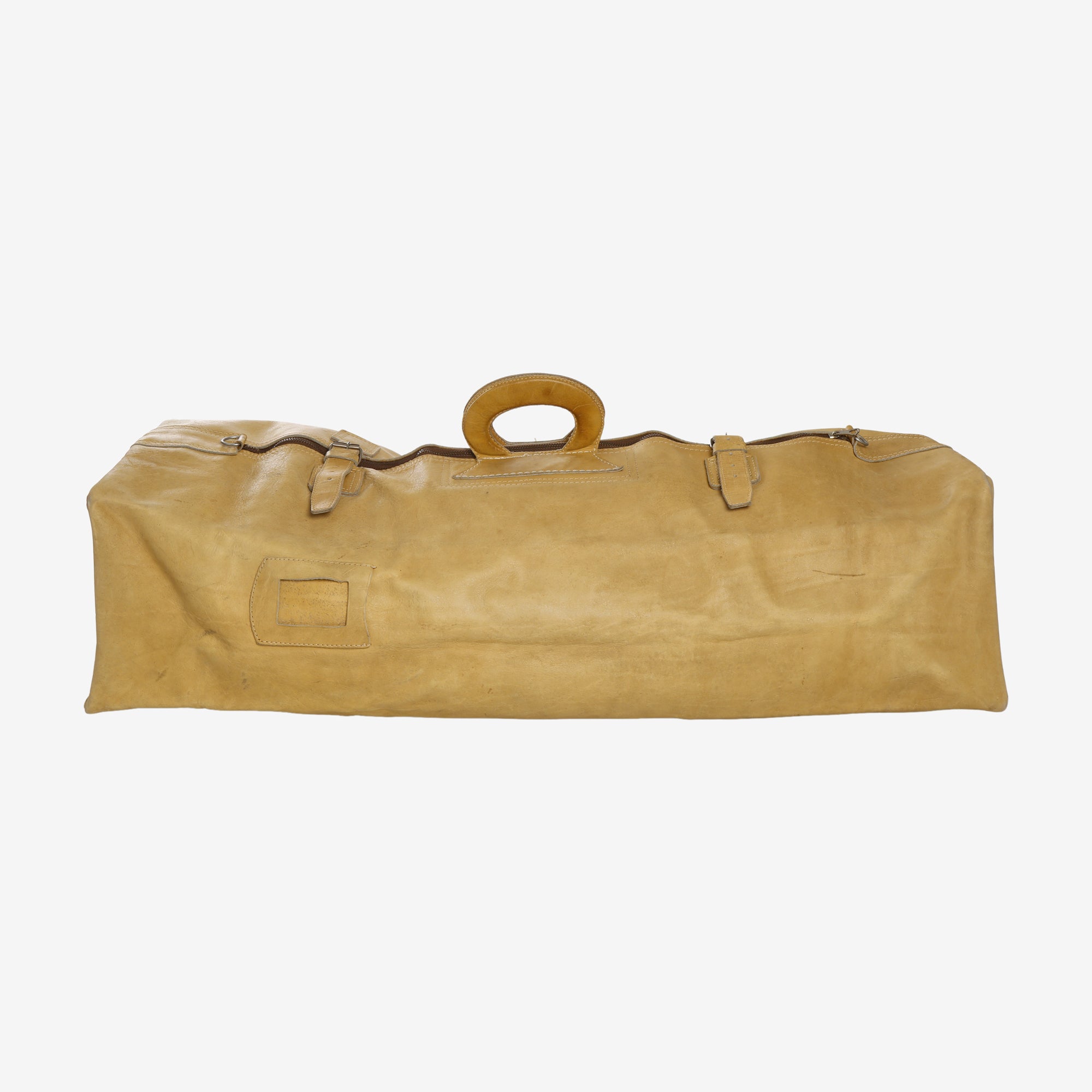 70s Leather Weekend Duffle Bag