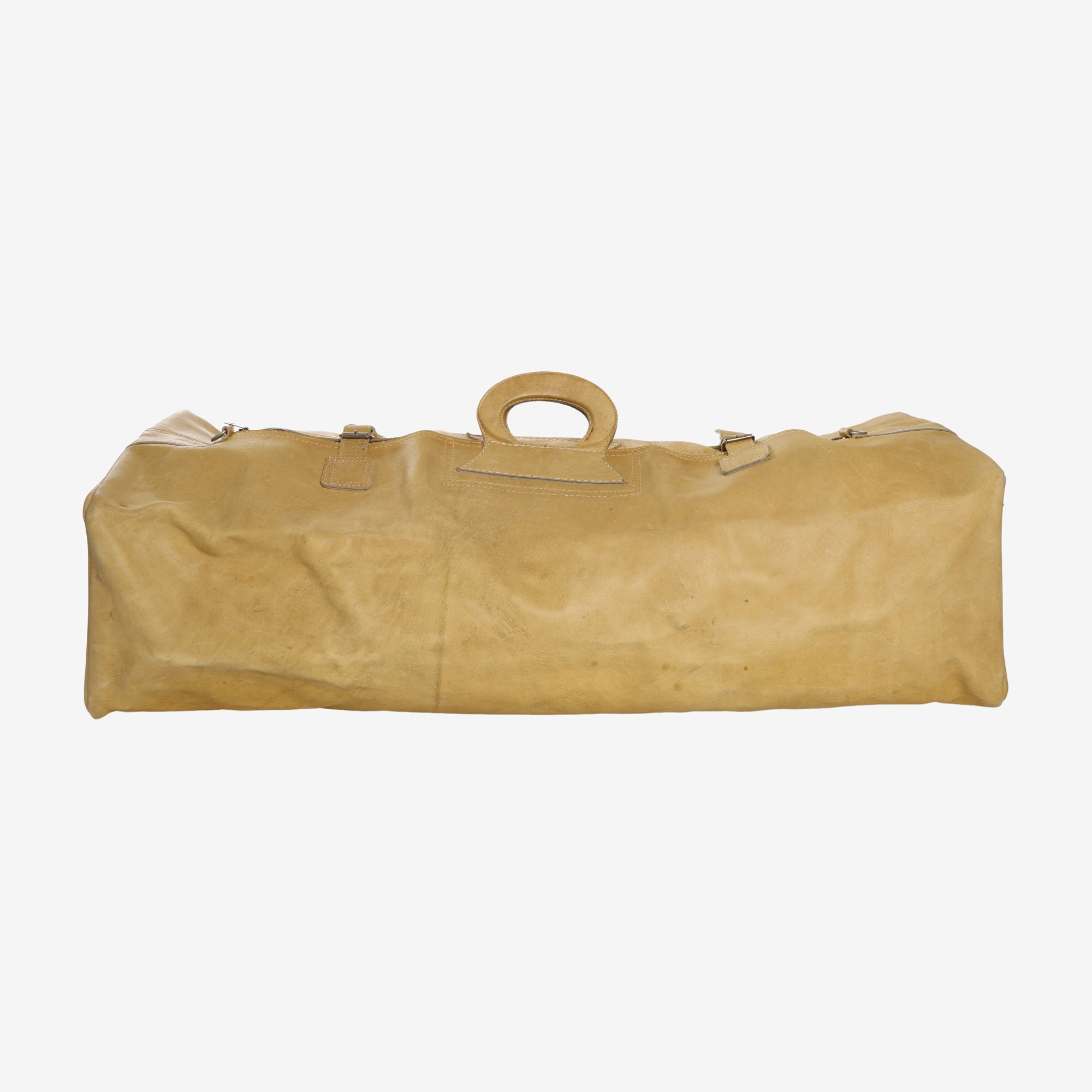 70s Leather Weekend Duffle Bag
