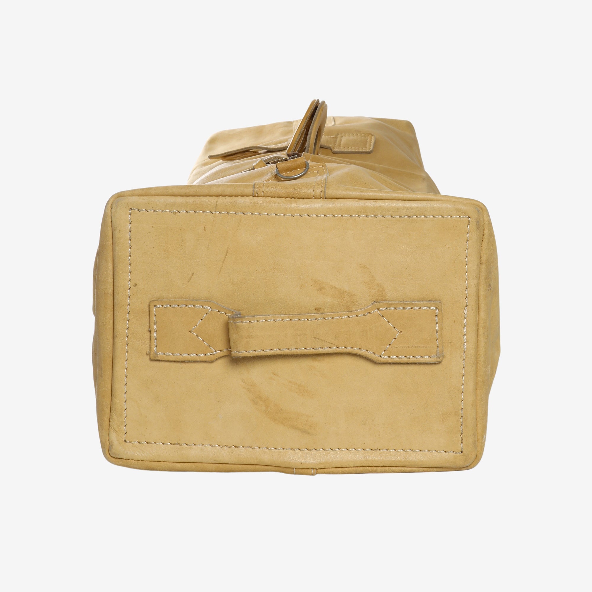 70s Leather Weekend Duffle Bag