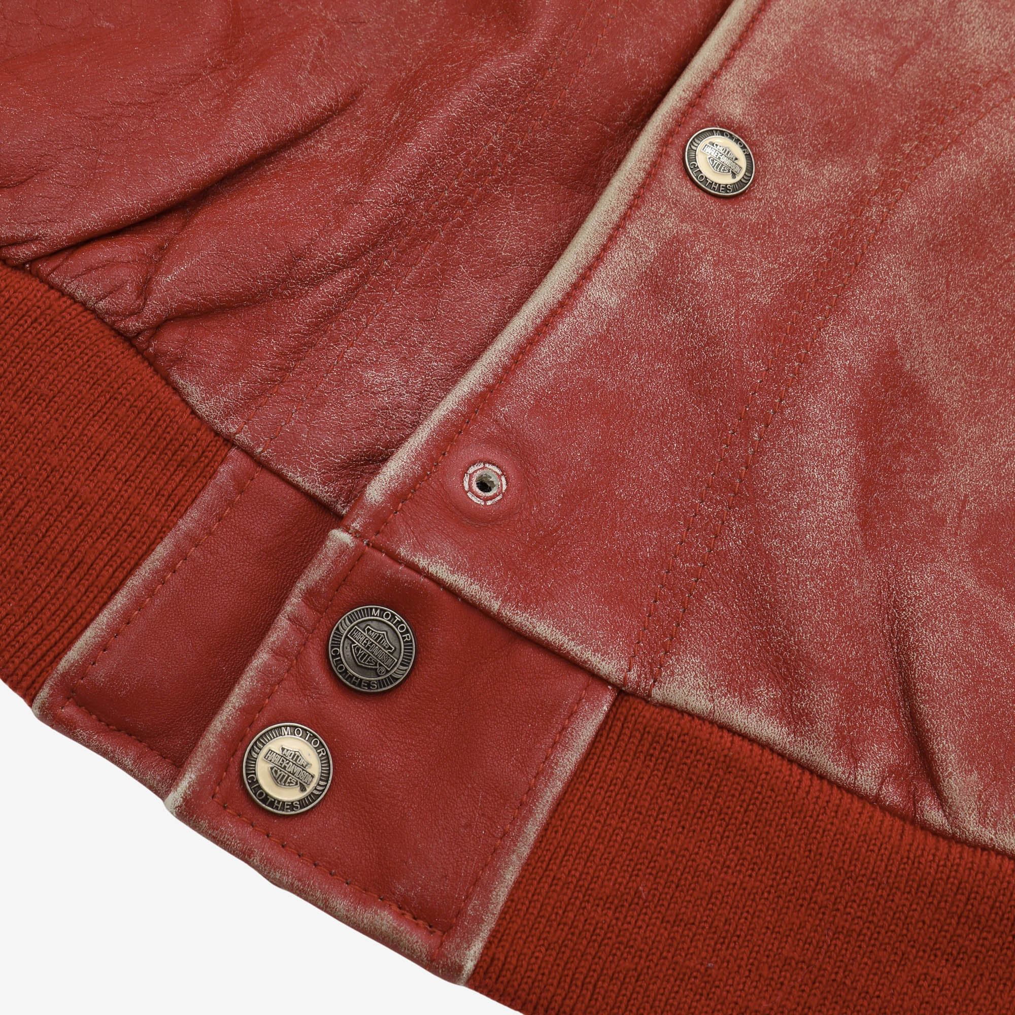 Harley Davidson Leather Varsity Jacket