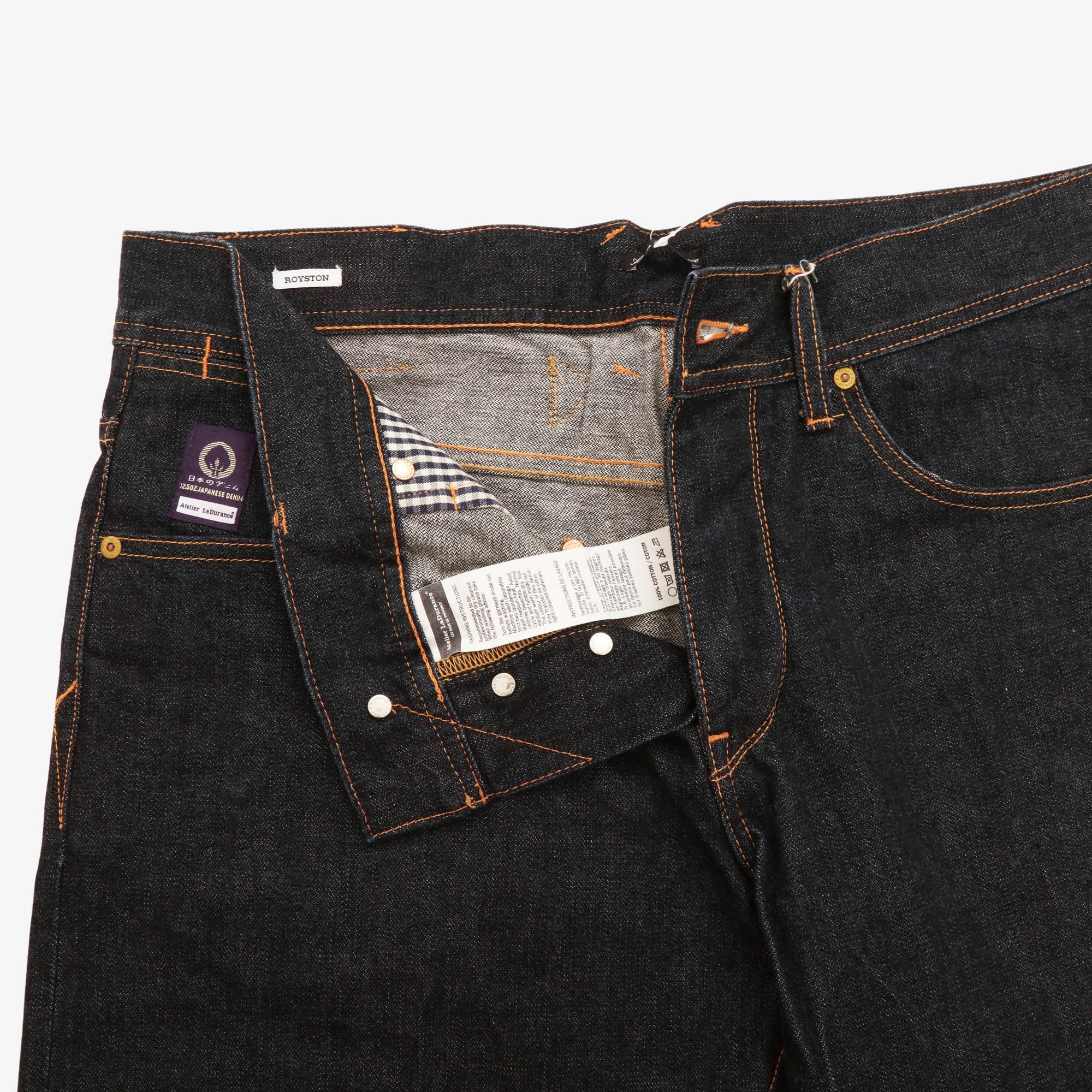 Cinch Back Royston Selvedge Jeans (36W X 31.5L)