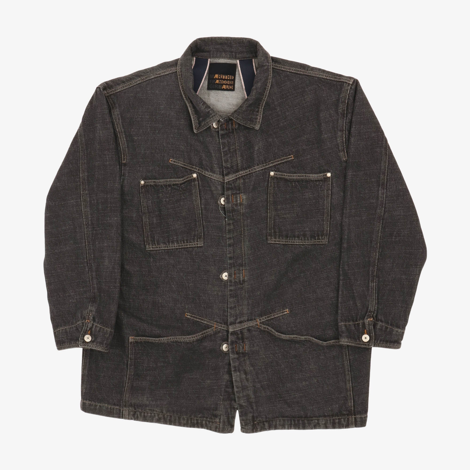 Vintage Strap Denim Jacket