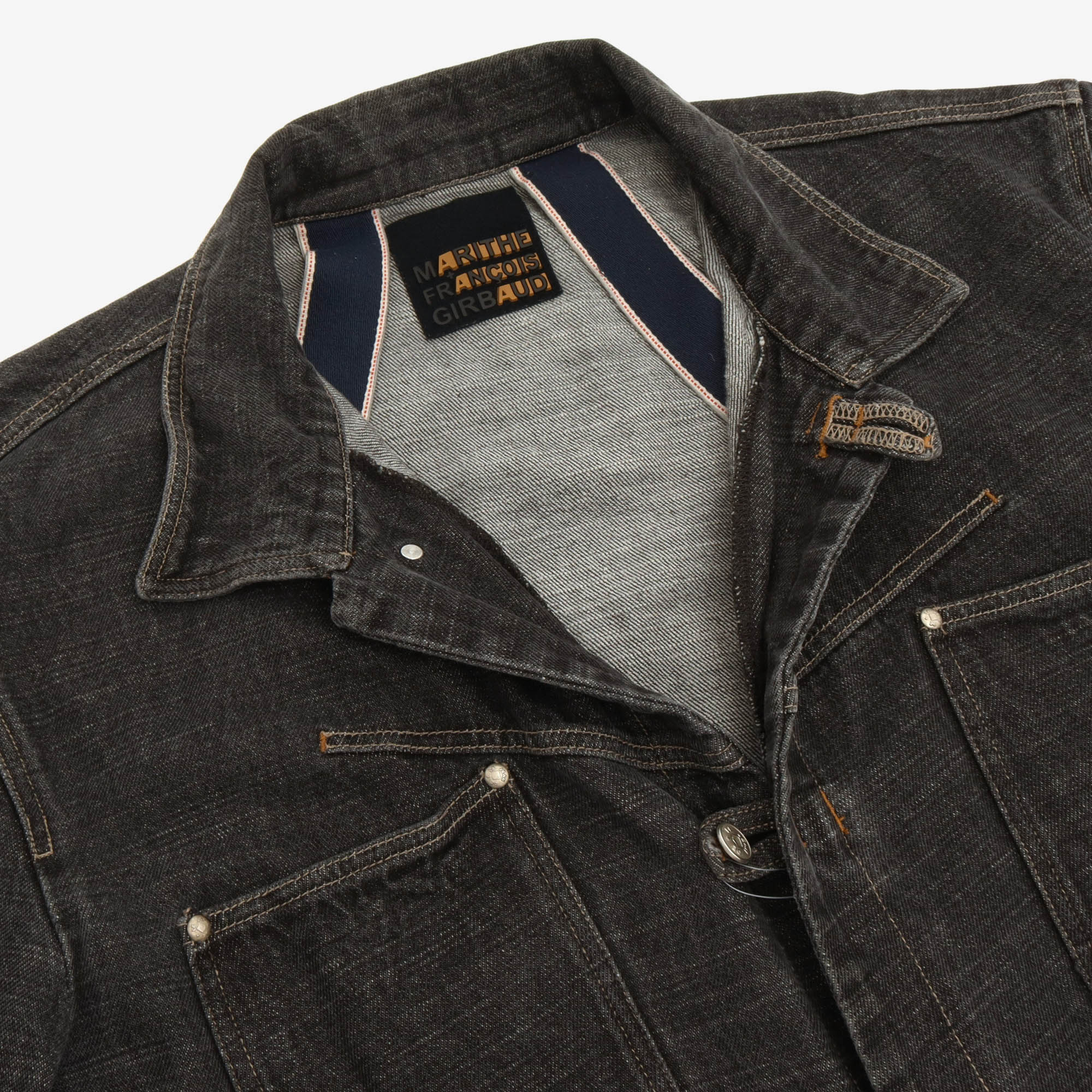 Vintage Strap Denim Jacket