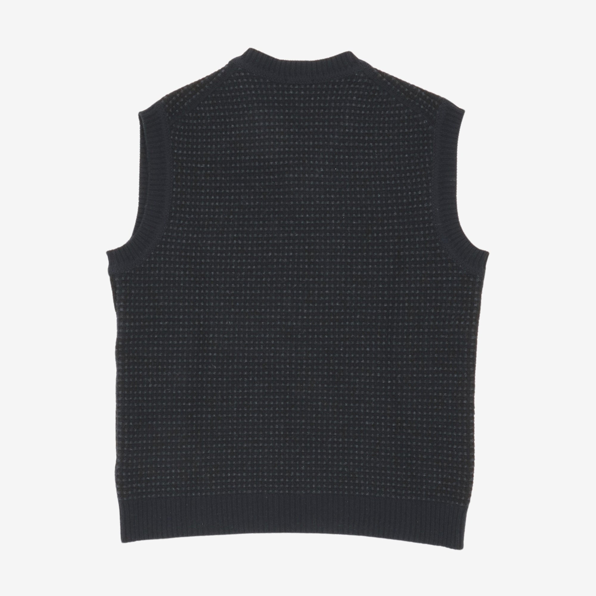 Wool Cashmere Slipover Vest
