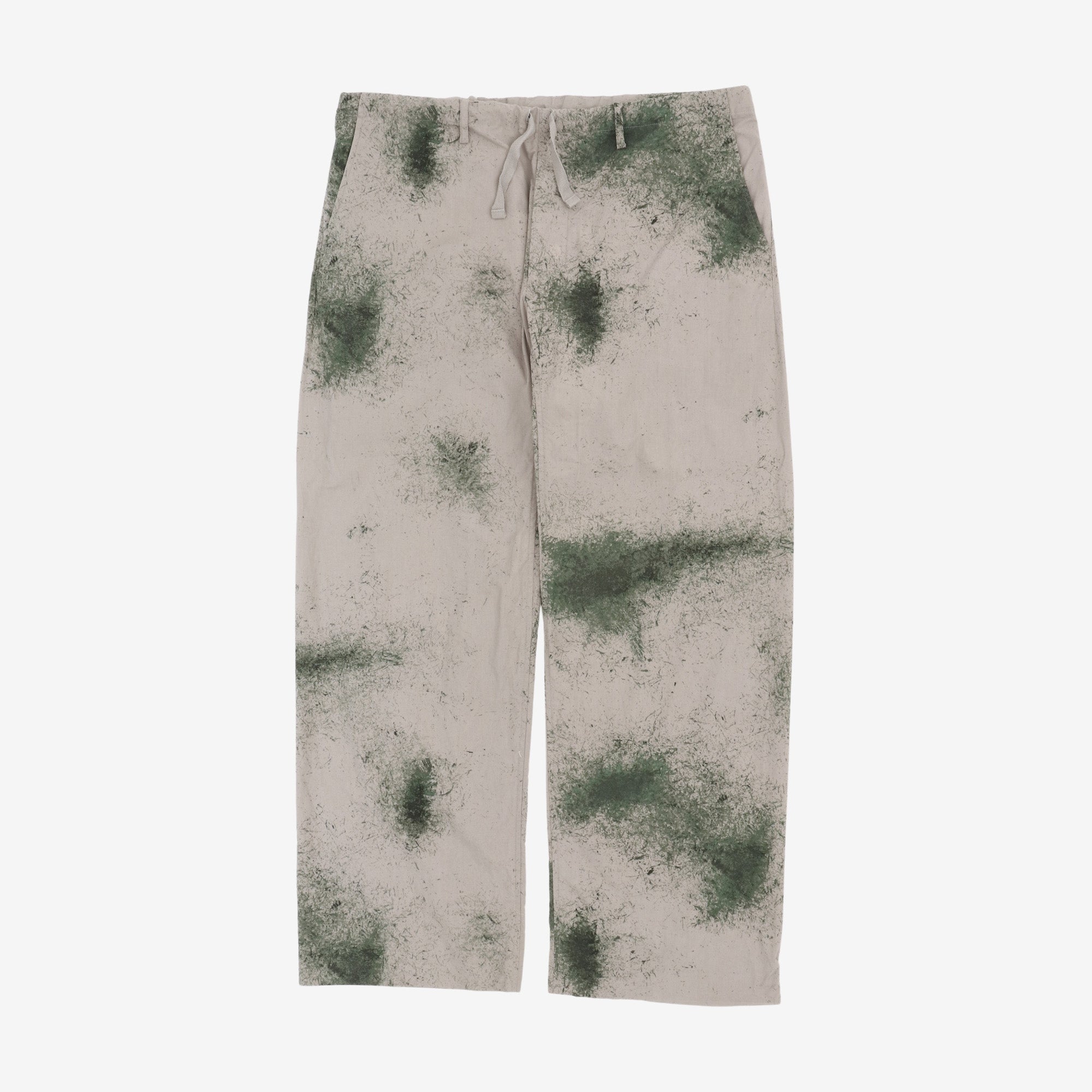 Paint Splattered Wide Easy Pants