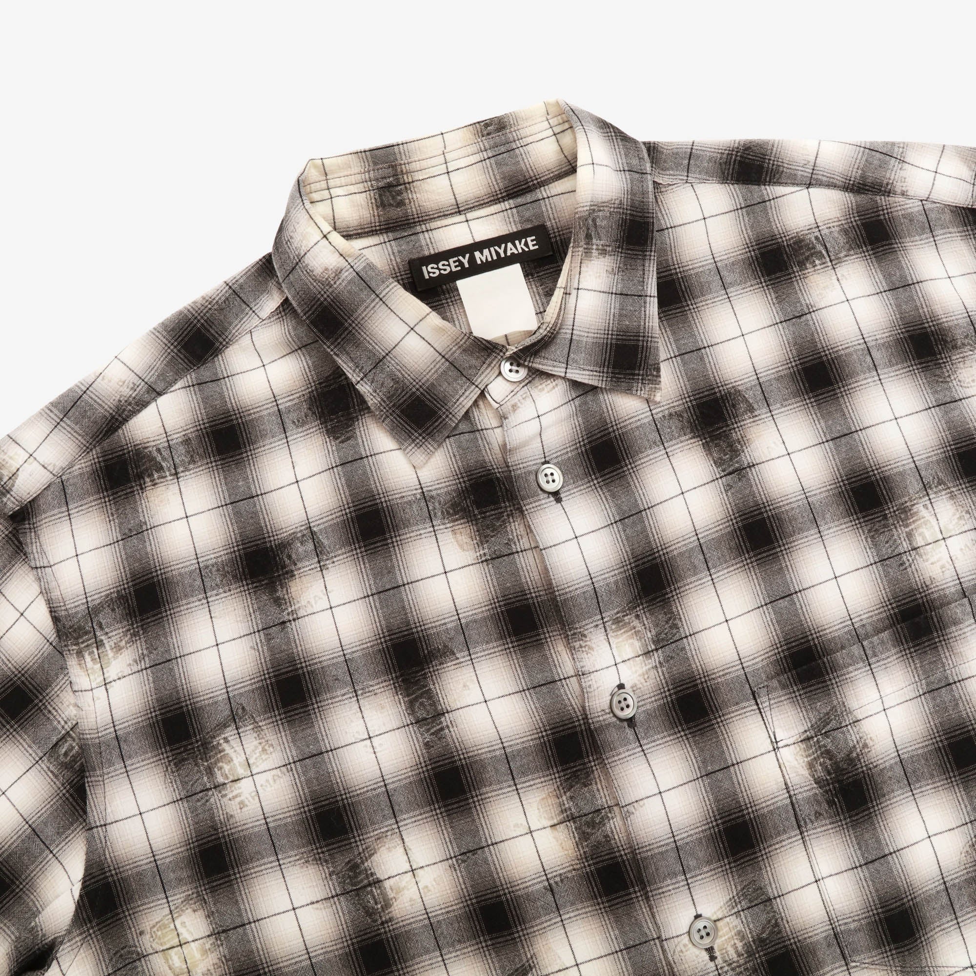 Printed Check LS Shirt