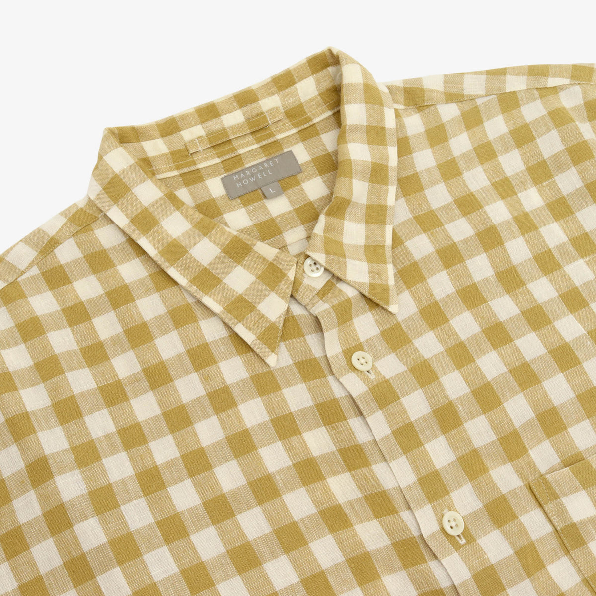 Margaret Howell Linen Gingham Check Shirt – Marrkt