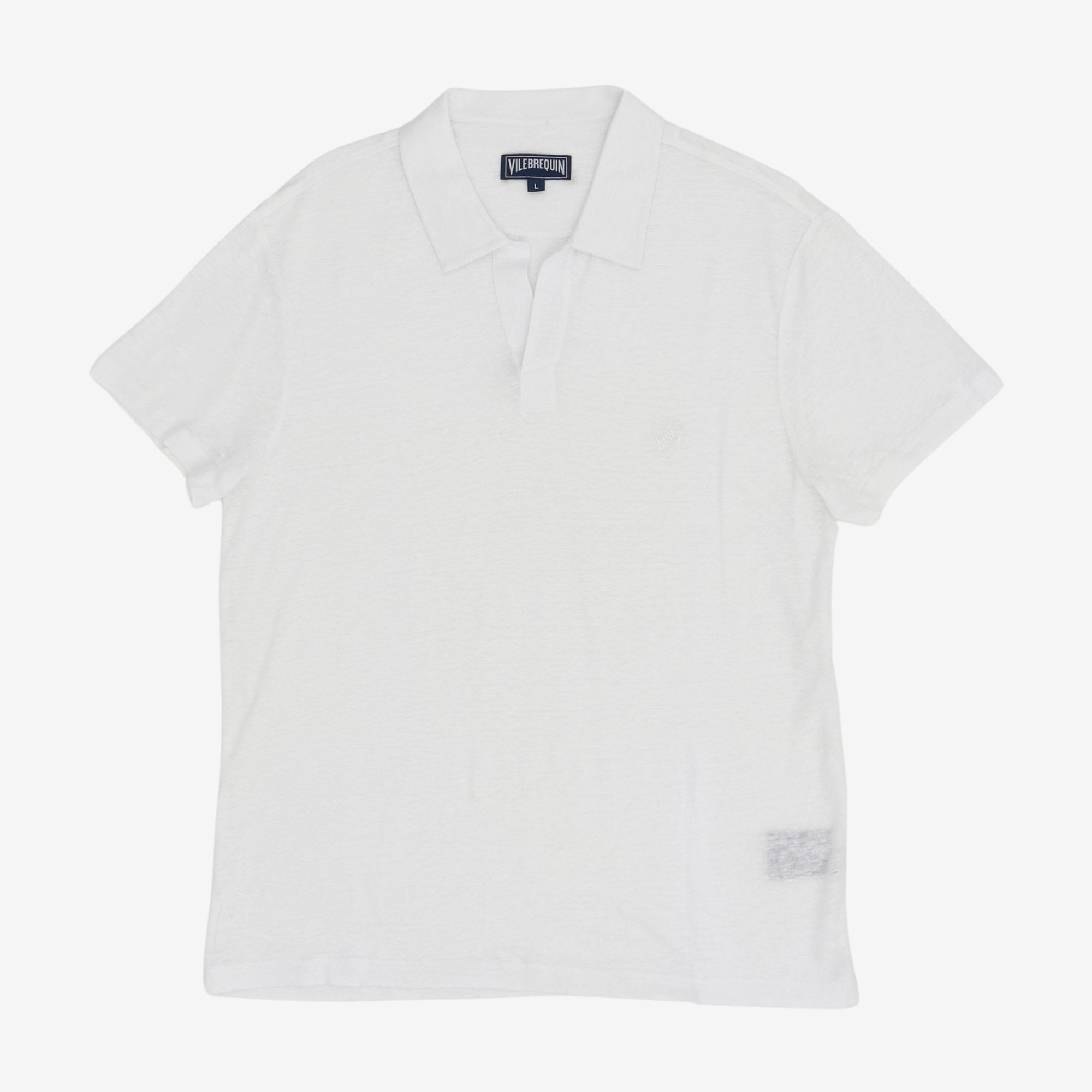 Linen Jersey Polo Shirt