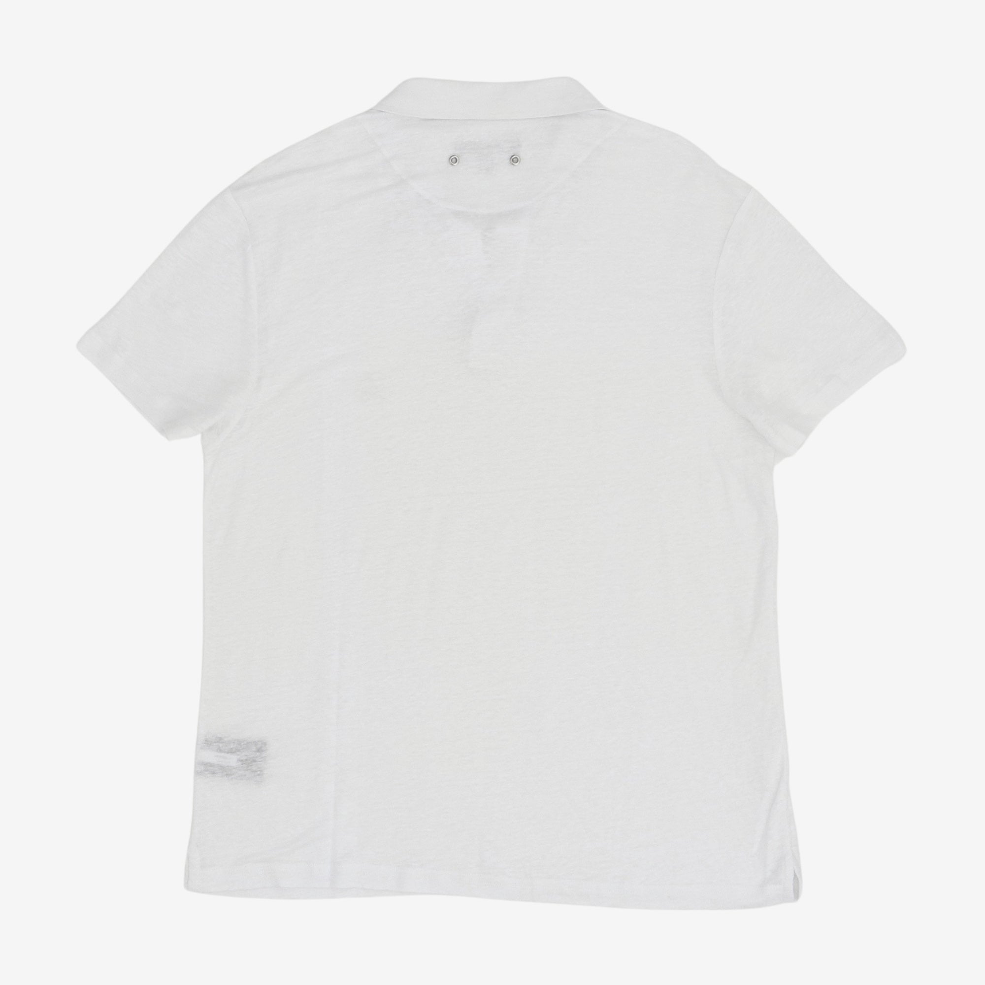 Linen Jersey Polo Shirt