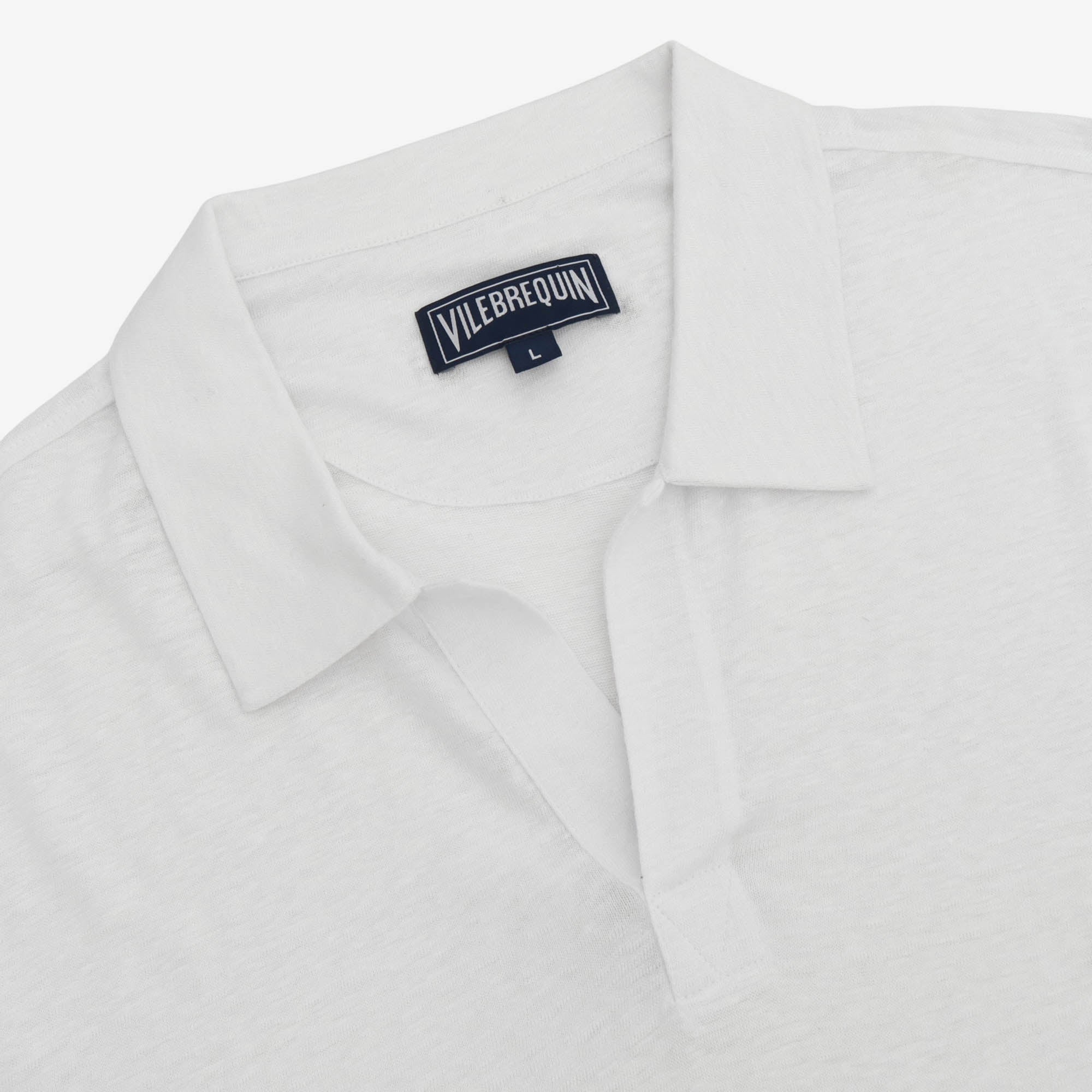 Linen Jersey Polo Shirt