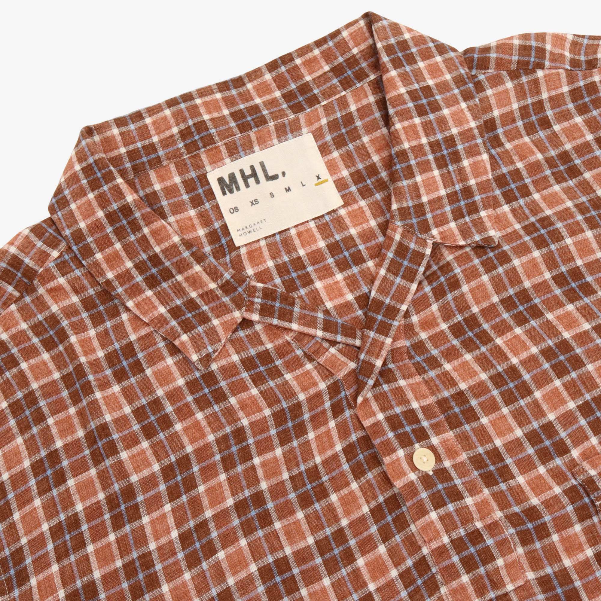 Check Linen PO Shirt