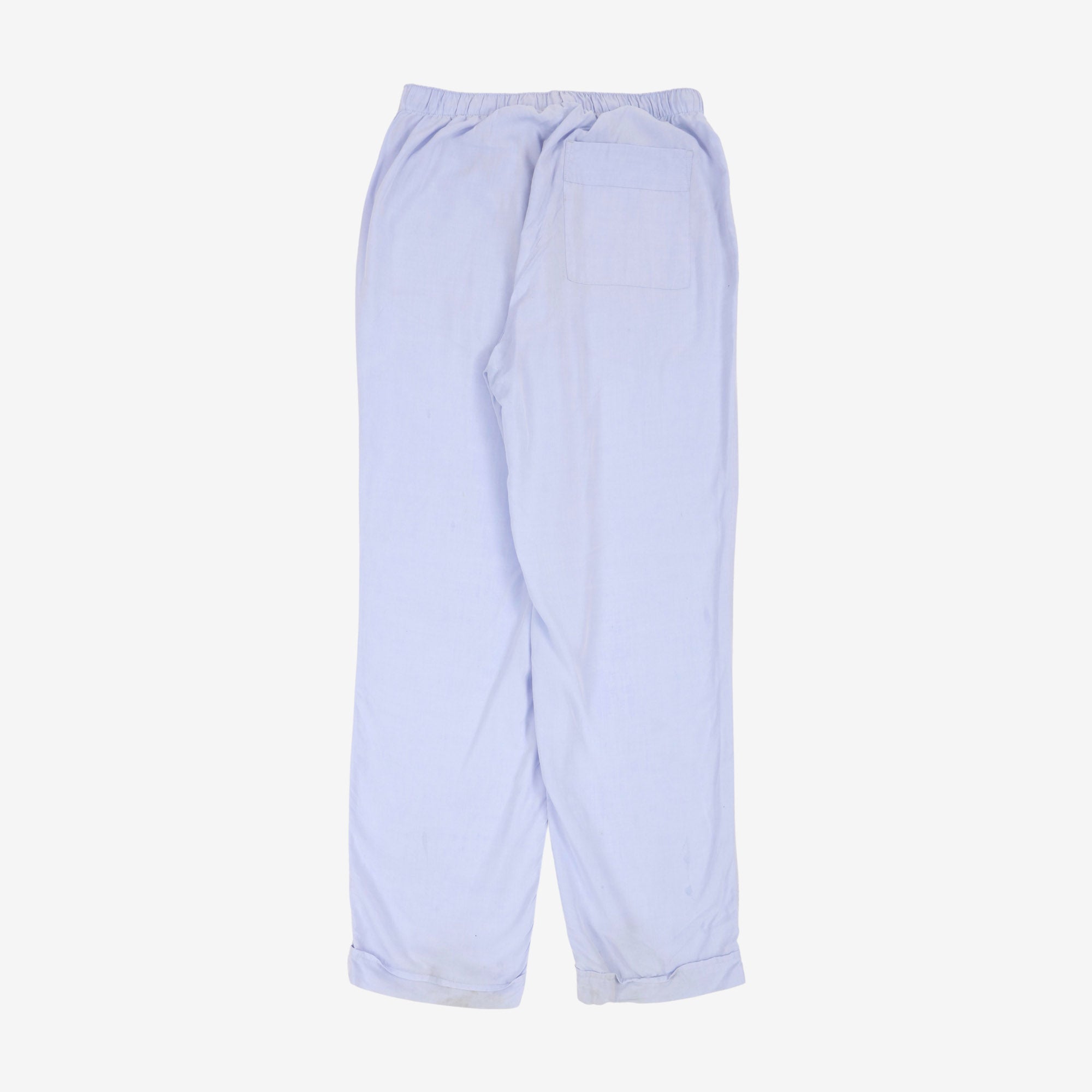 Straight Leg Lyocell Pyjama Trousers