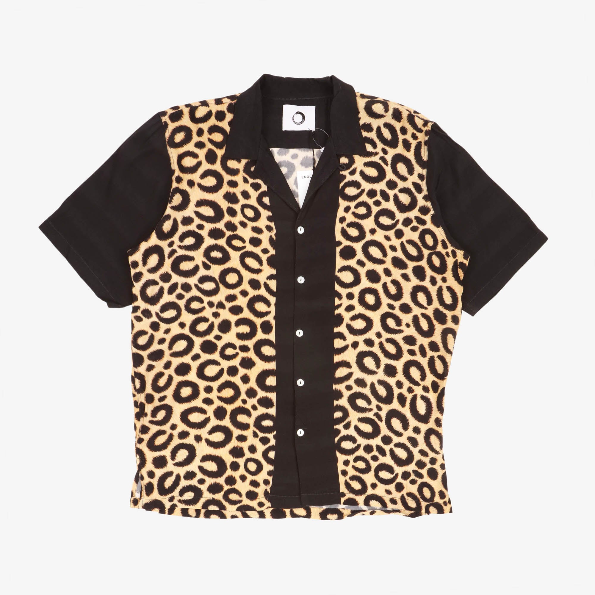 Leopard Print Border Vacation Shirt