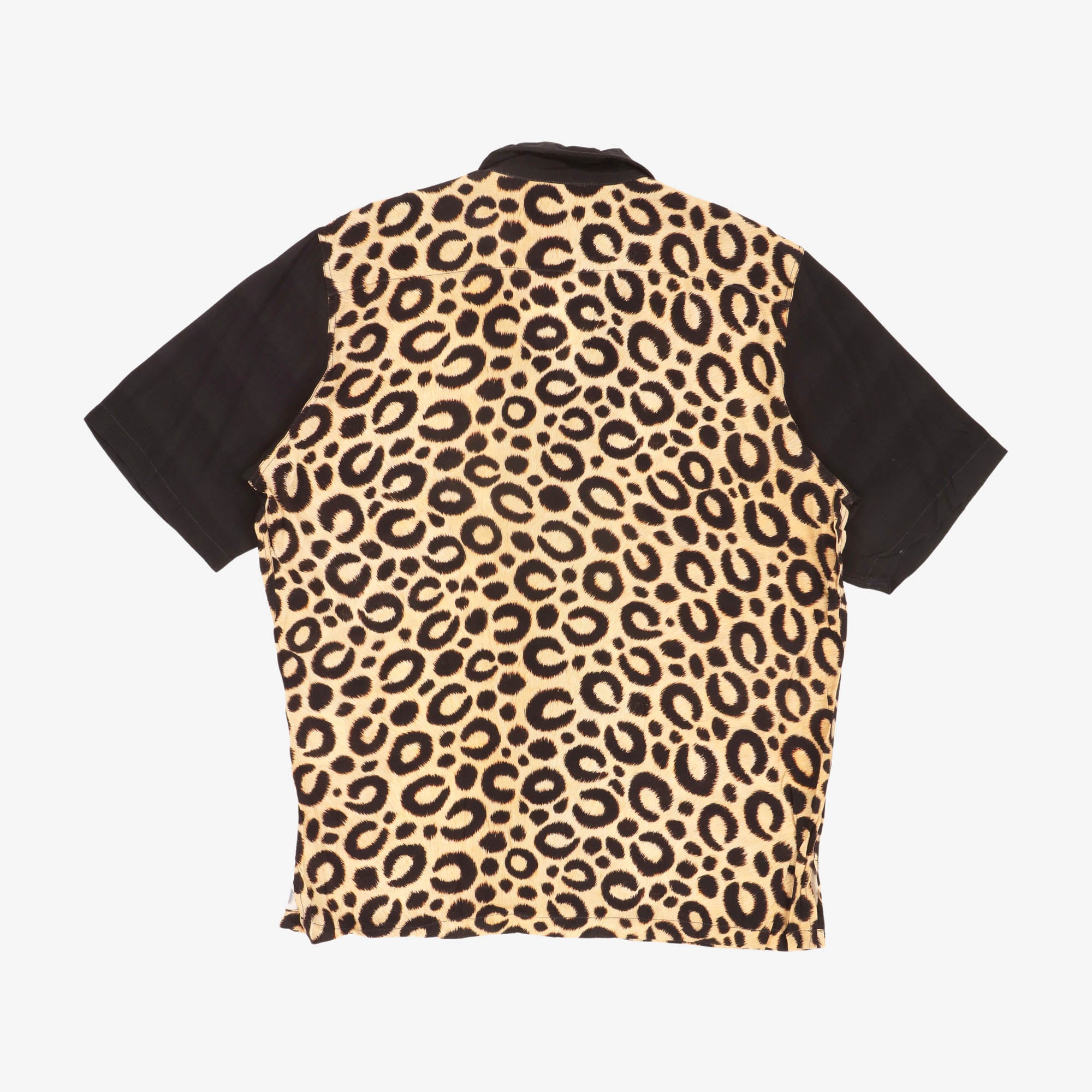 Leopard Print Border Vacation Shirt