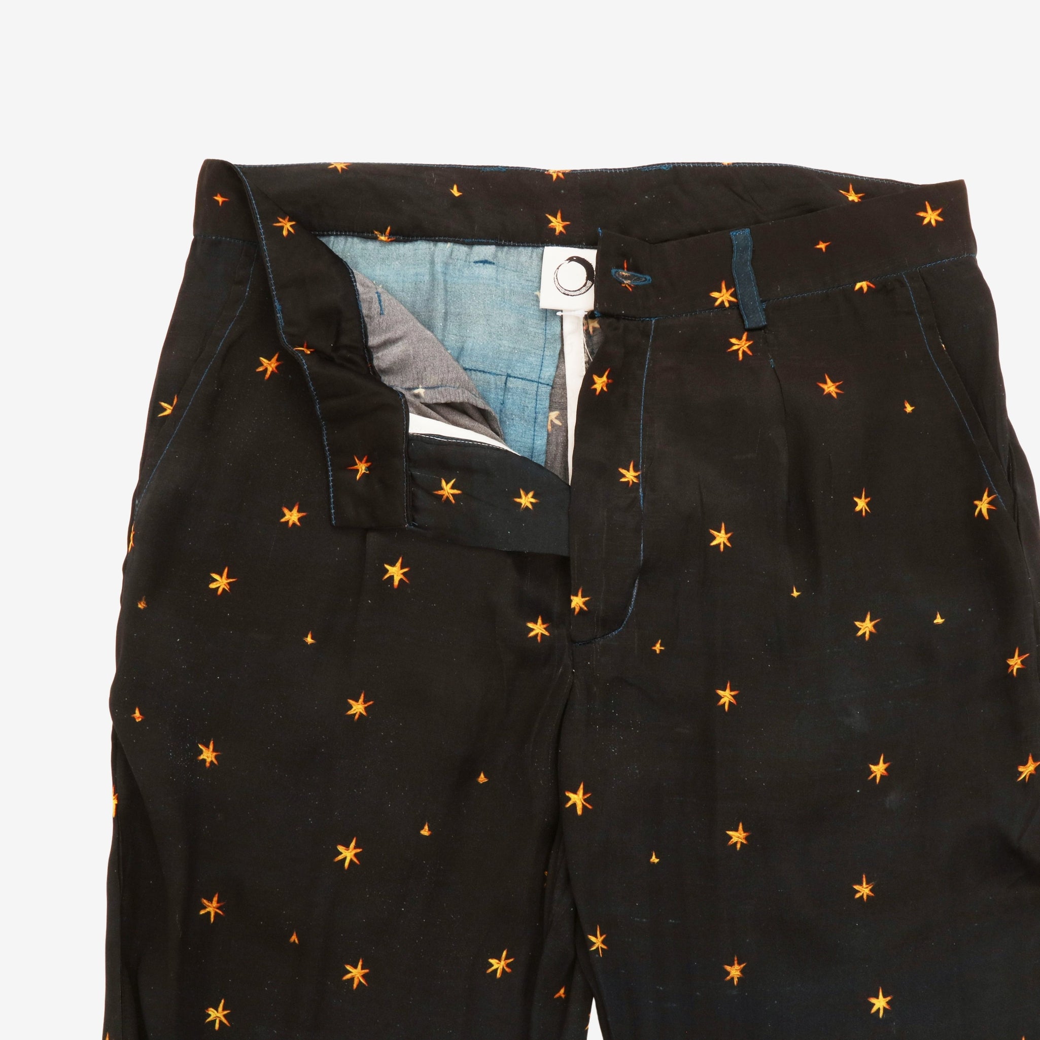 Zodiac Silk Wide Leg Trousers (30W X 29L)
