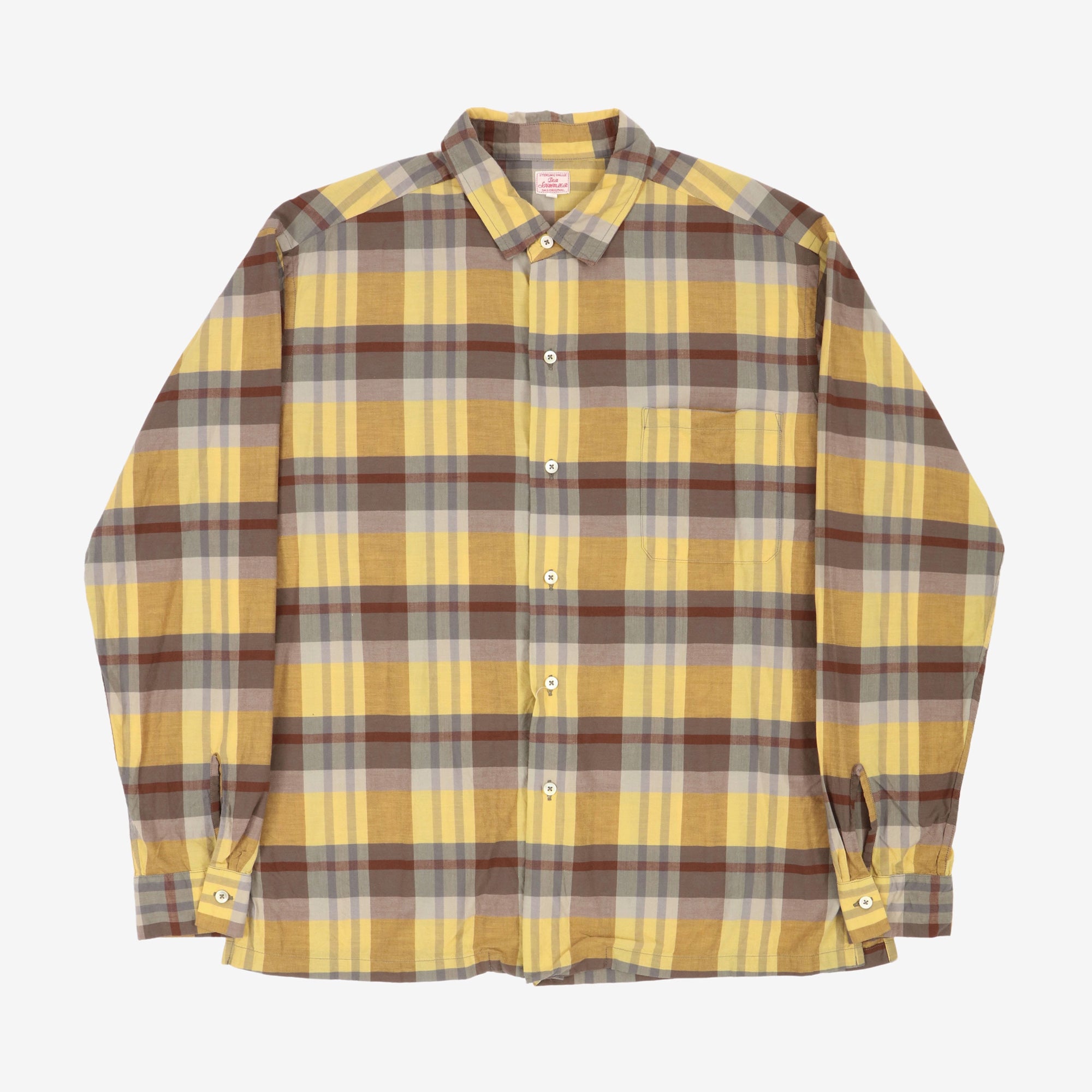Silk Blend Camp Shirt