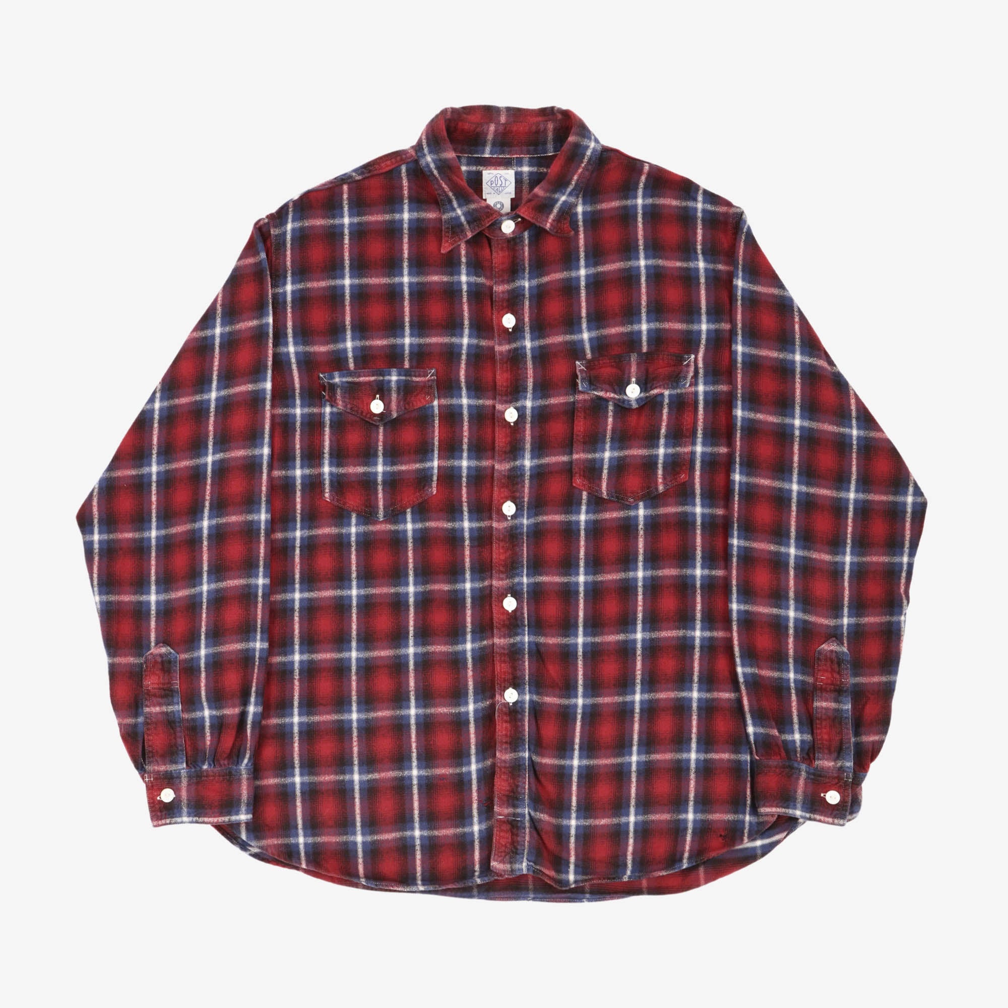 The Navy Cut 2 Plaid Flannel Shirt