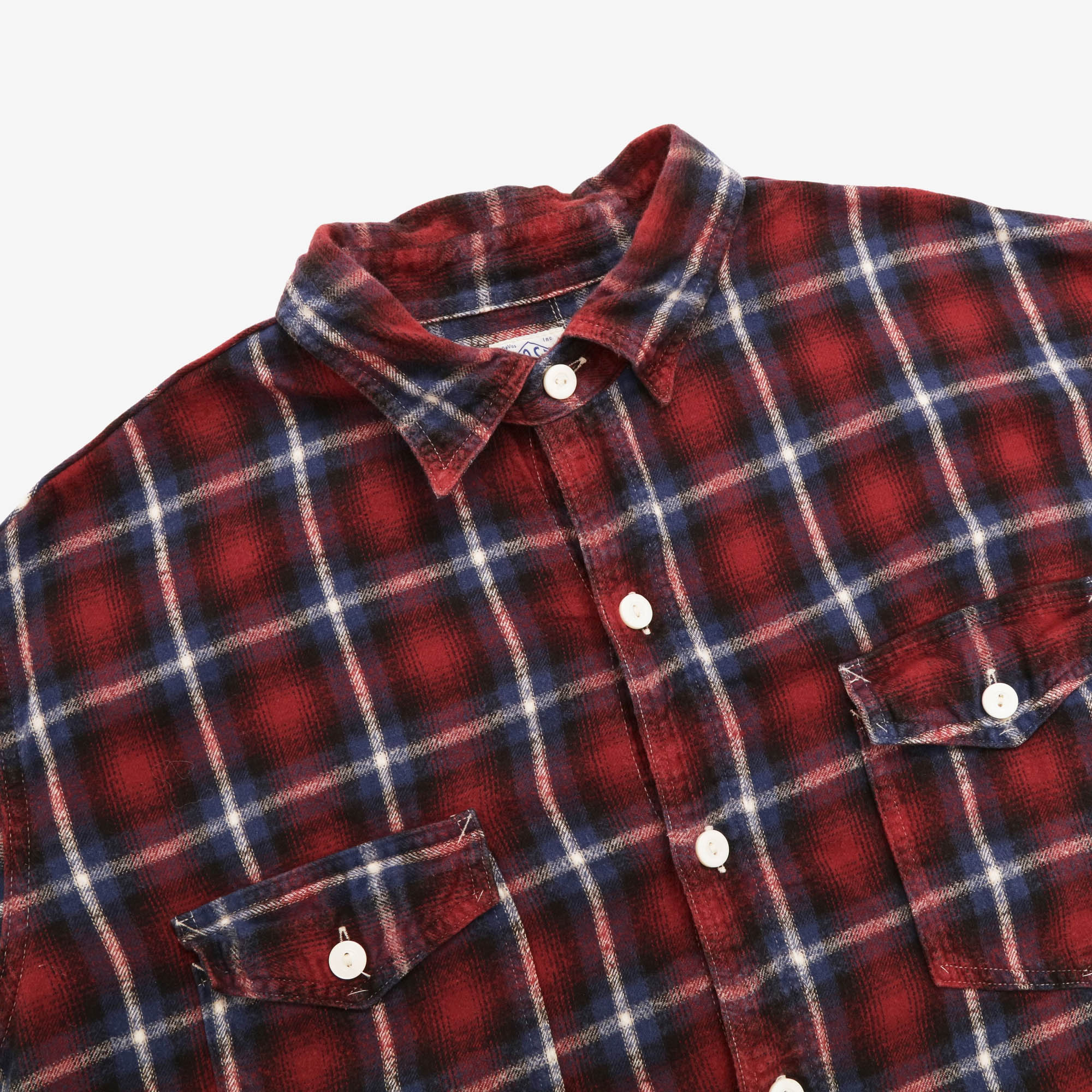 The Navy Cut 2 Plaid Flannel Shirt