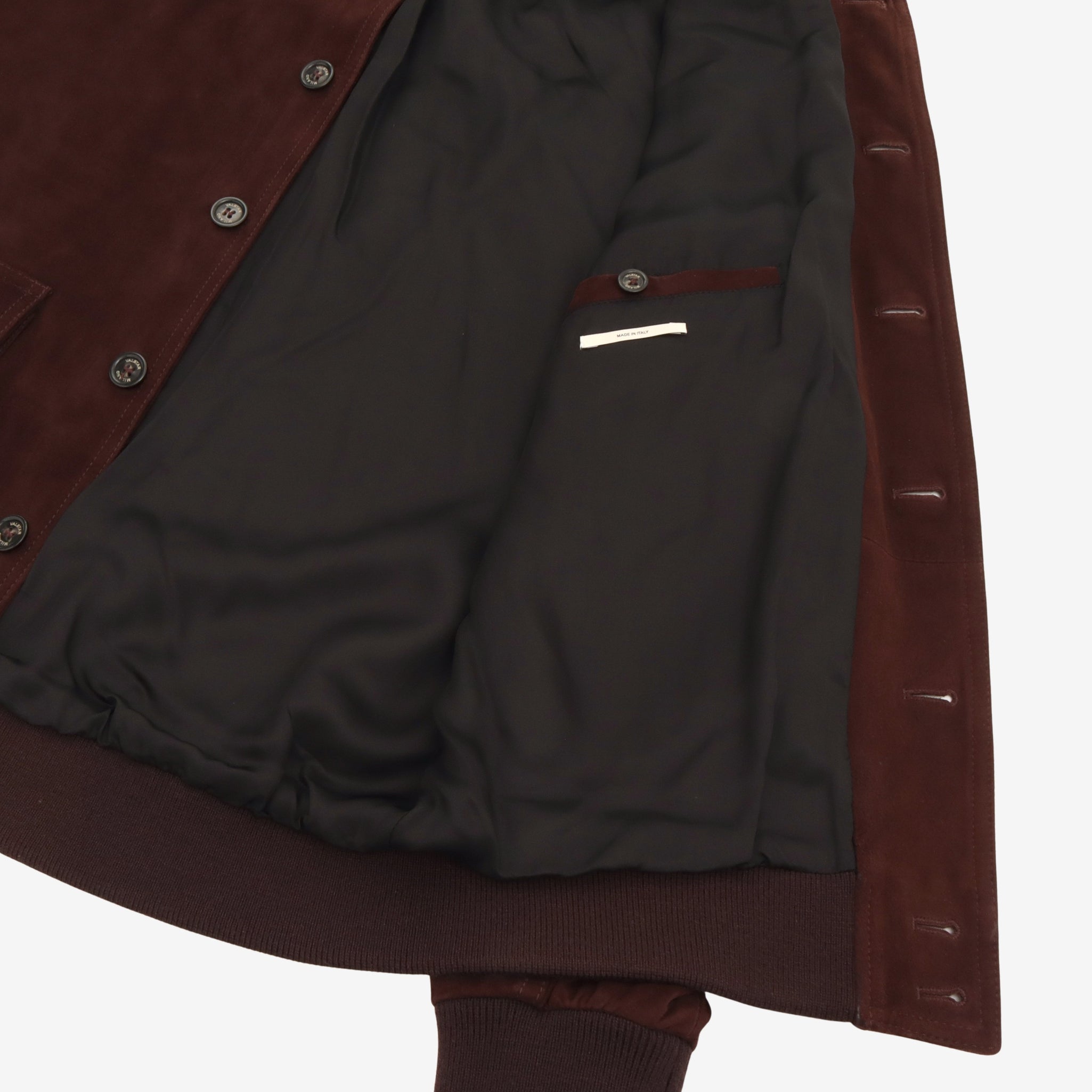 Valstarino Suede Bomber Jacket