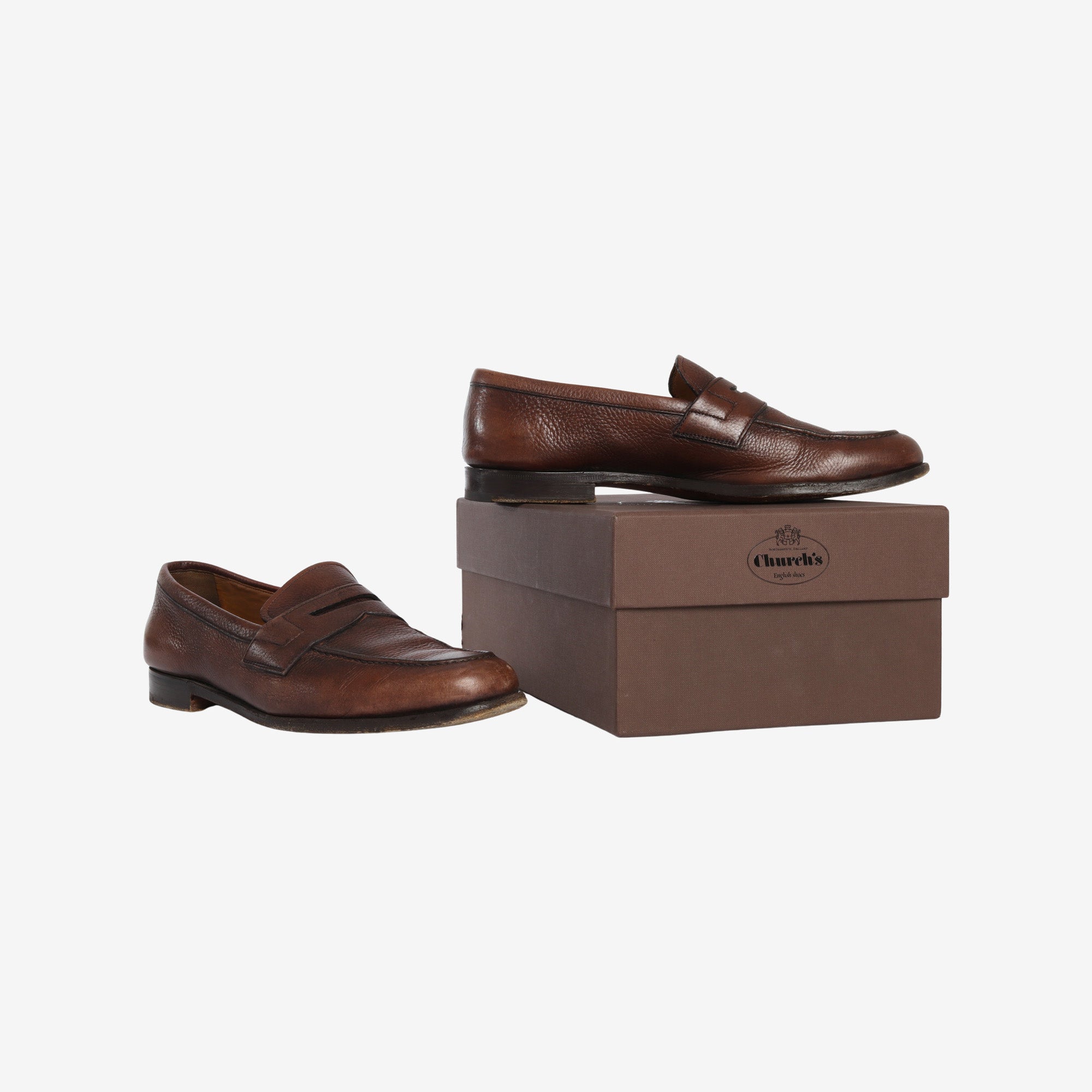Heswall Leather Penny Loafers