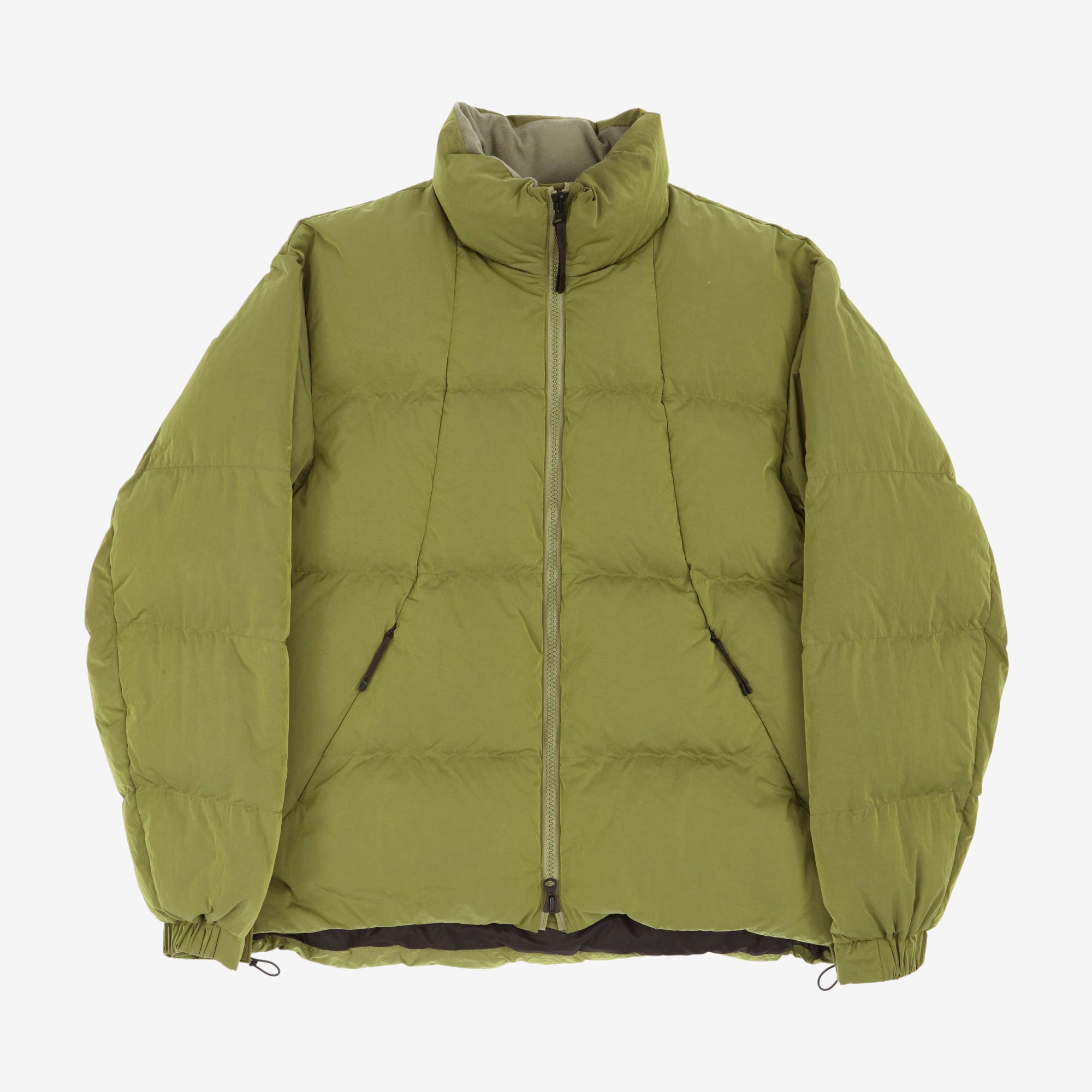 Dope Dyed Ripple Nylon Down Jacket