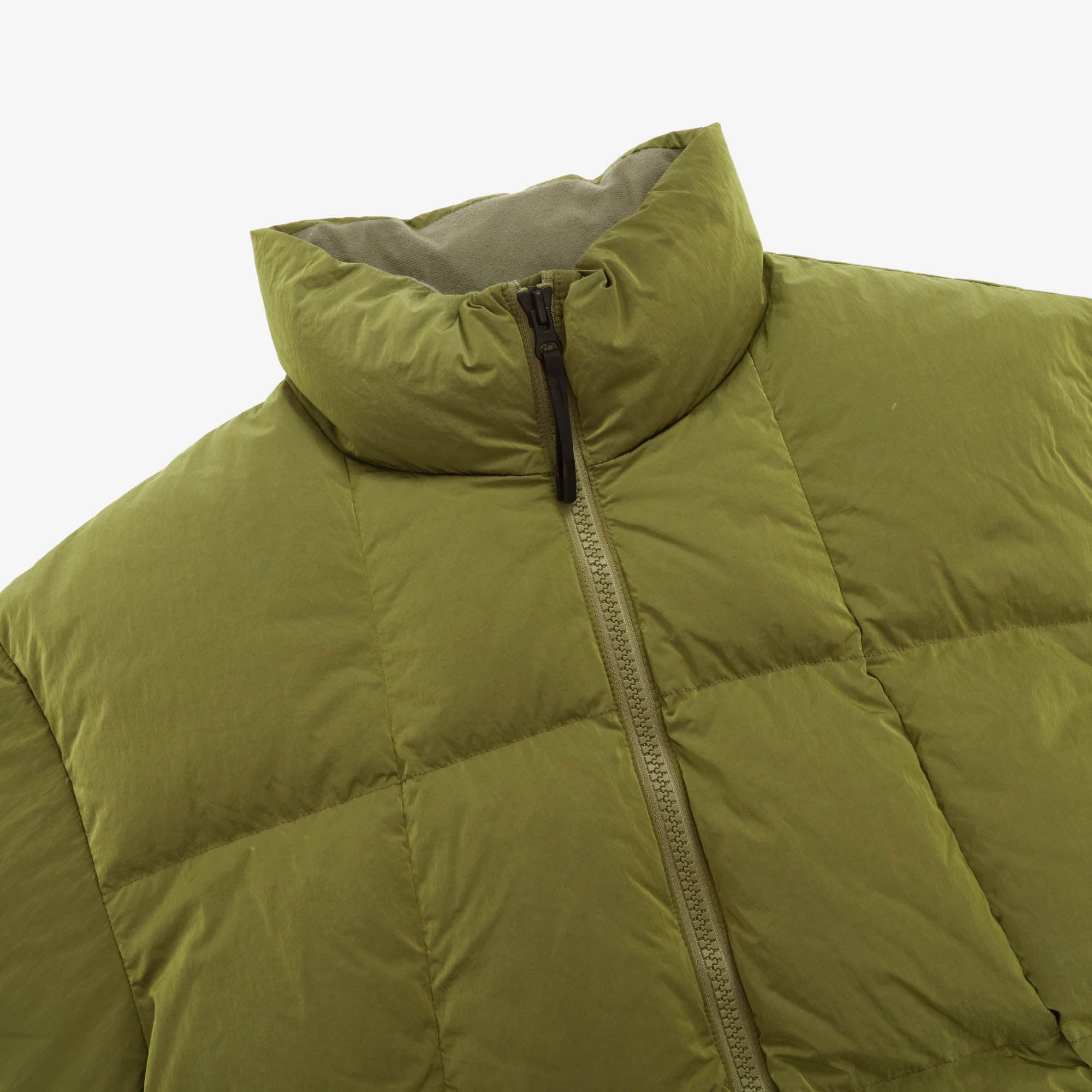 Dope Dyed Ripple Nylon Down Jacket