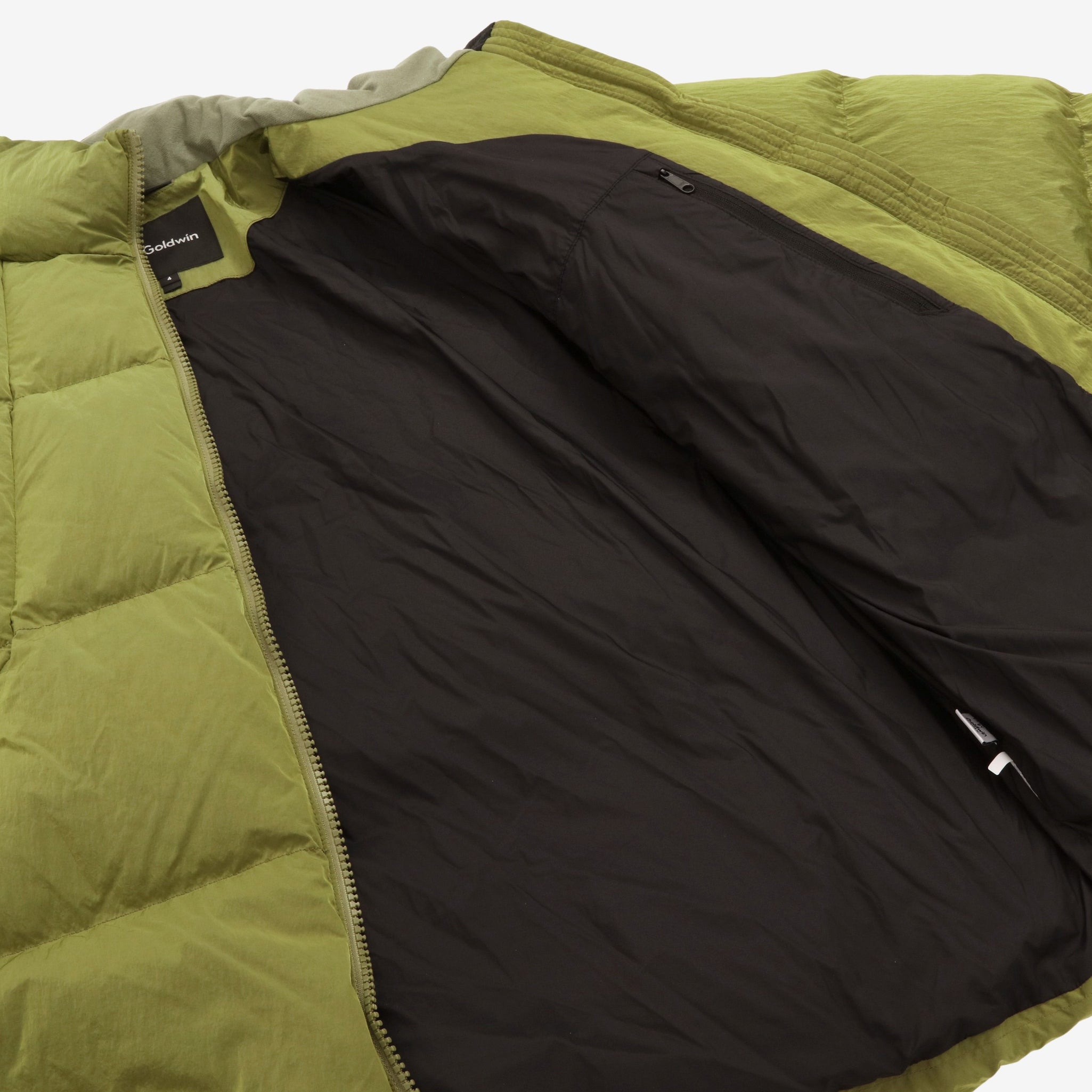 Dope Dyed Ripple Nylon Down Jacket
